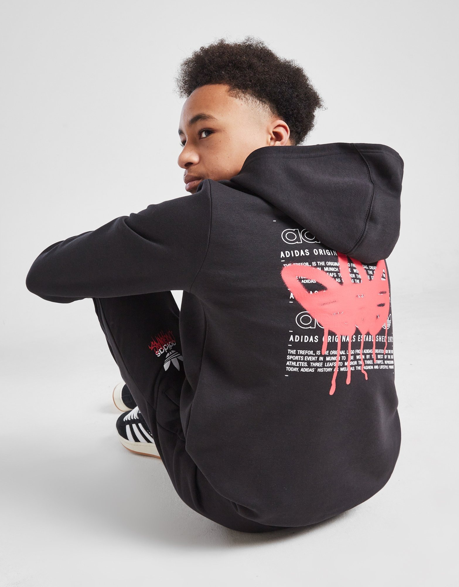 国内発送★adidas originals★STR GRAPH OTH TREFOIL HOODIE Adidas Original Trefoil Hoodie