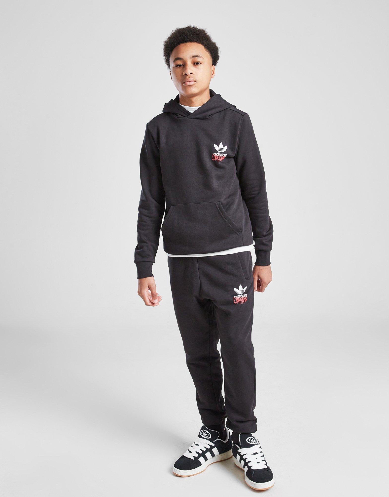 adidas Originals Graffiti Trefoil Hoodie Junior