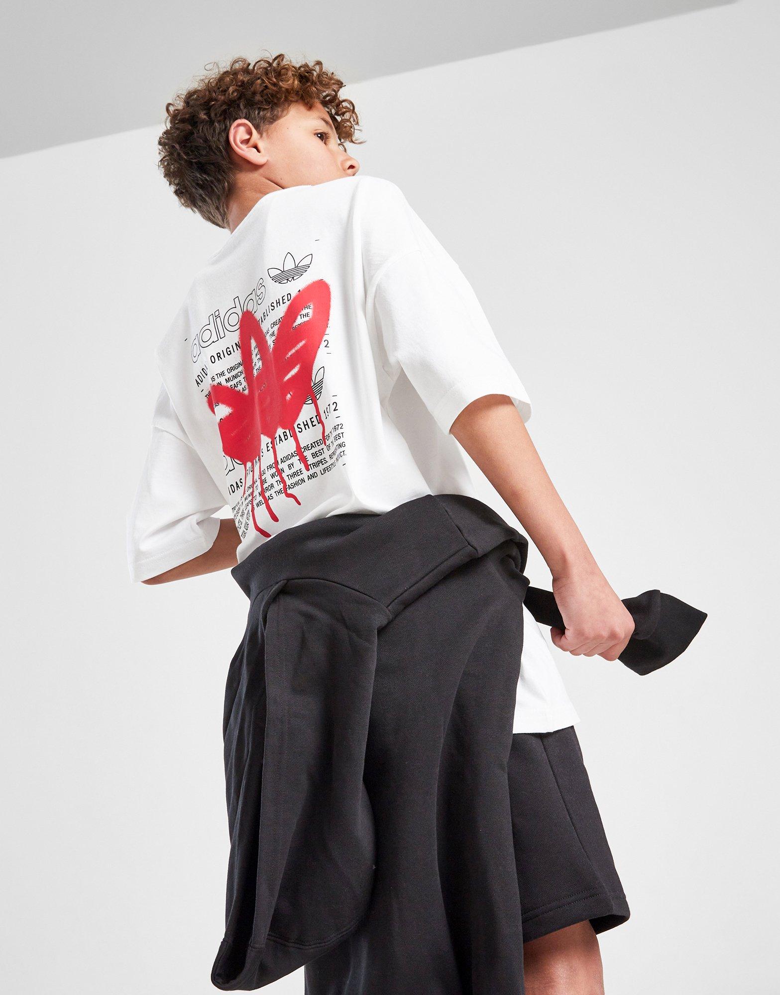 adidas Originals Graffiti Trefoil T-Shirt Junior