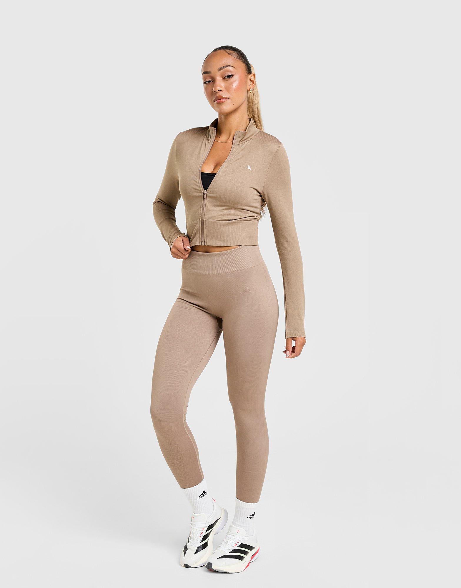 adidas Seamless Full Zip Top