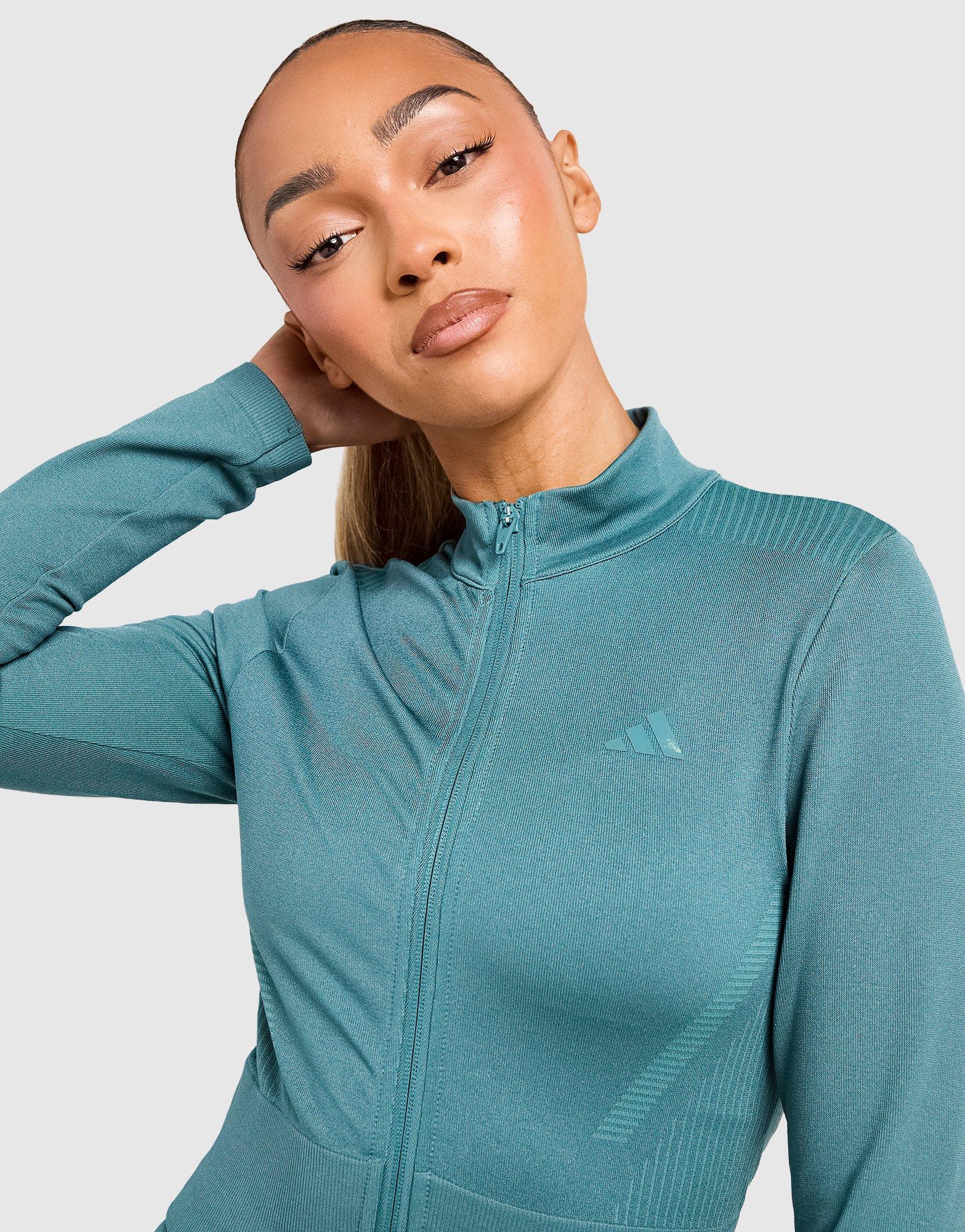 adidas Seamless Full Zip Top