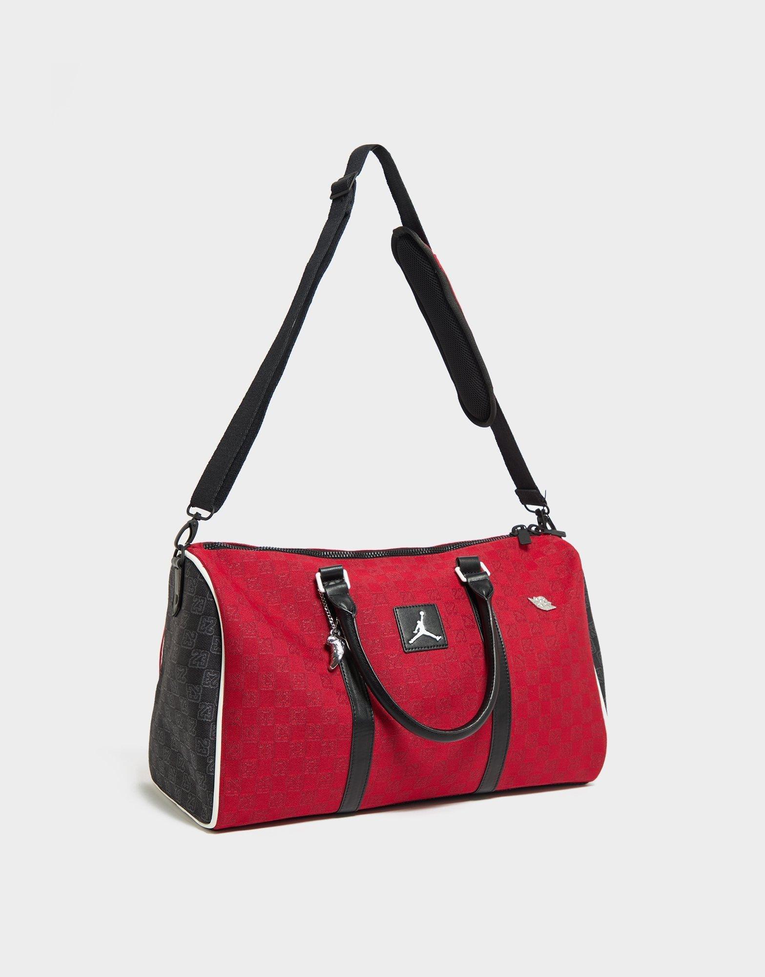 Red Jordan Monogram Duffle Bag - JD Sports Global