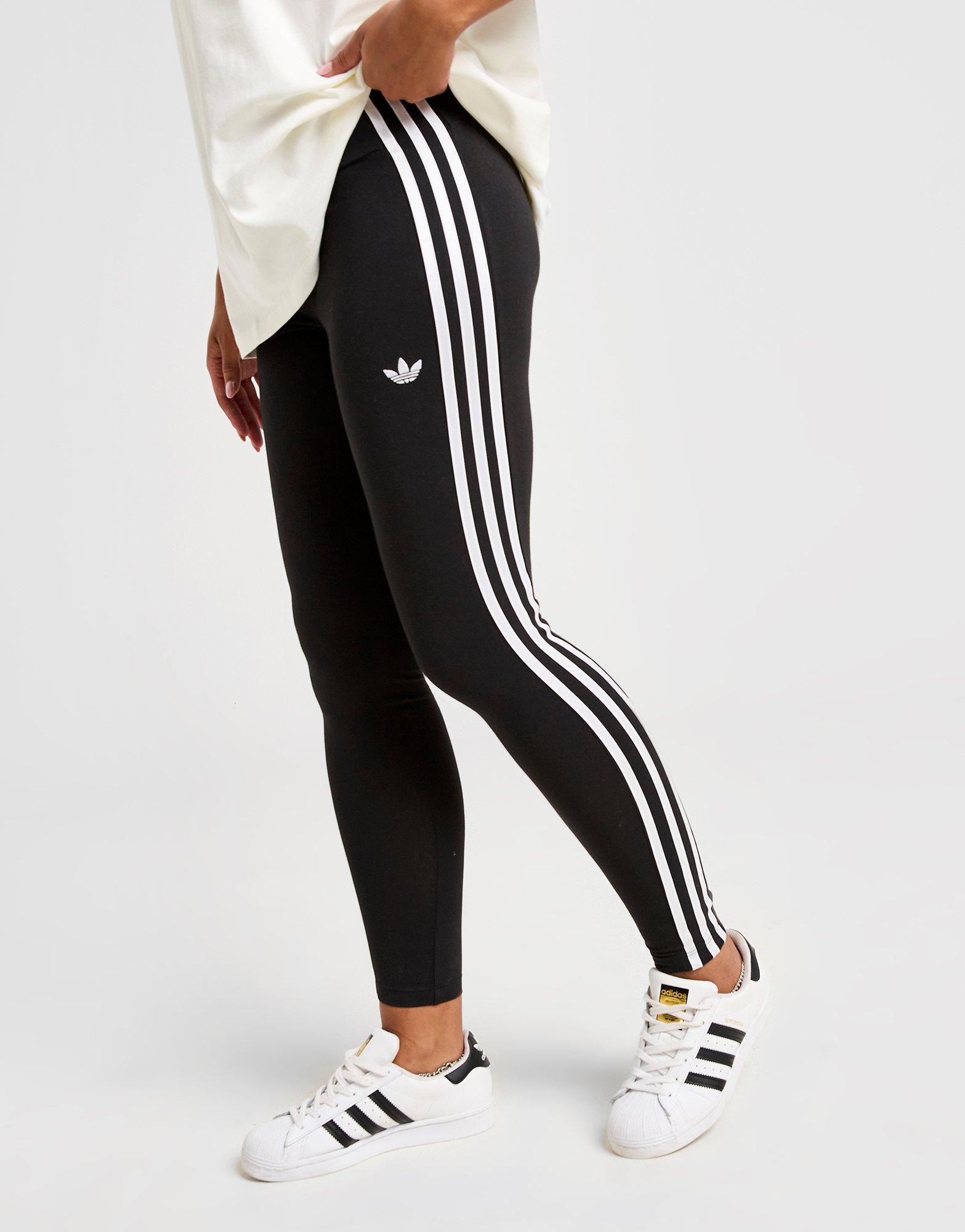 adidas Originals Leggings Vita Alta 3‑Stripes