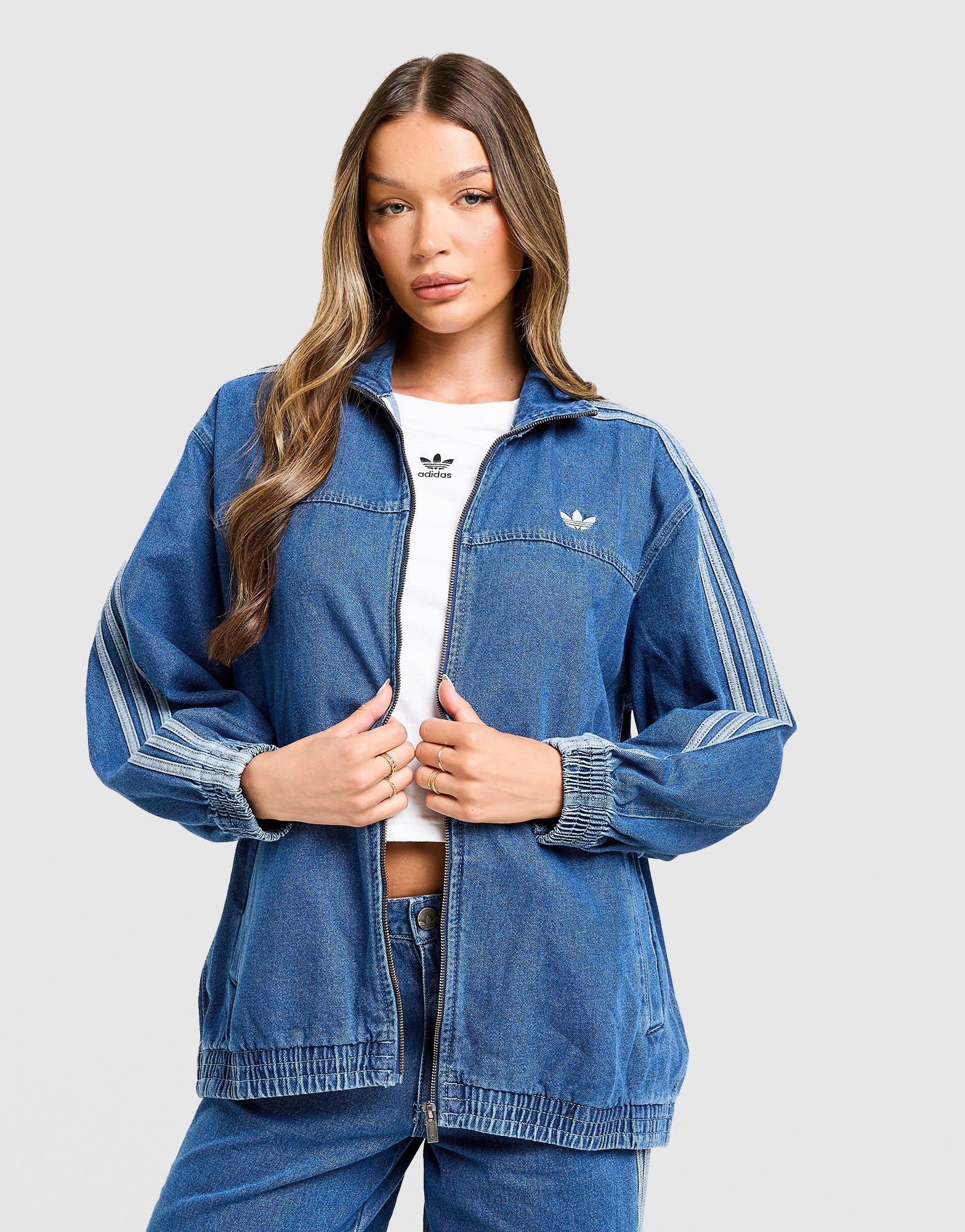 adidas Originals Oversized Denim Firebird Track Top