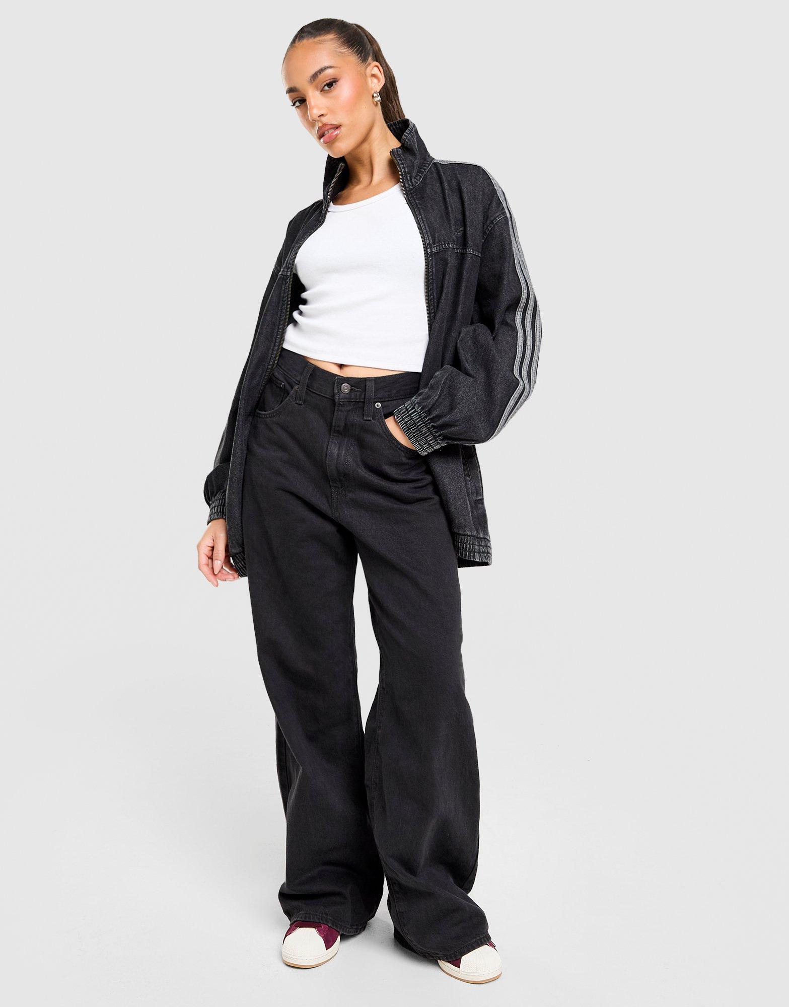 adidas Originals Oversized Denim Firebird Track Top