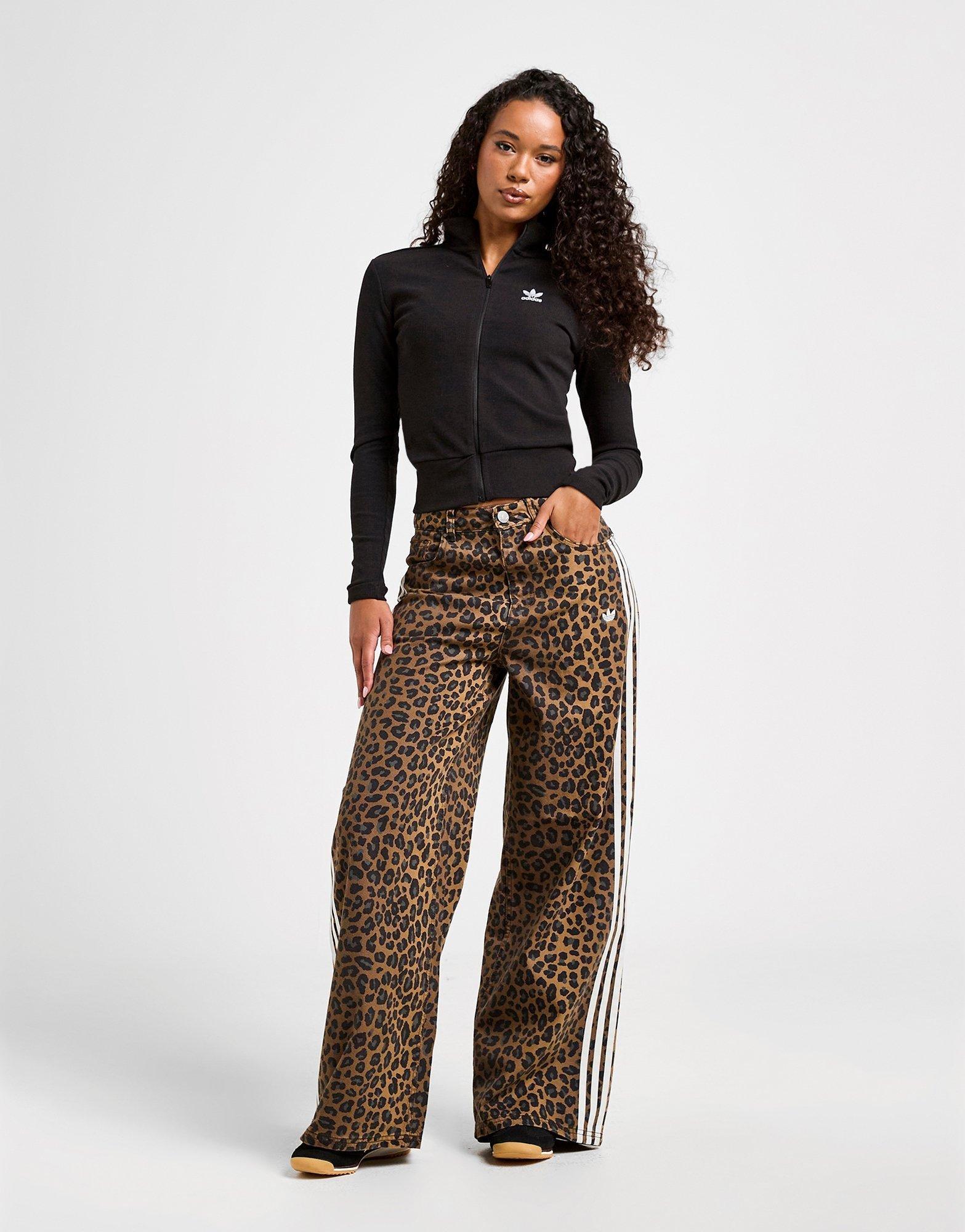 adidas Originals Essential Ribbed Long Sleeve Full Zip Top