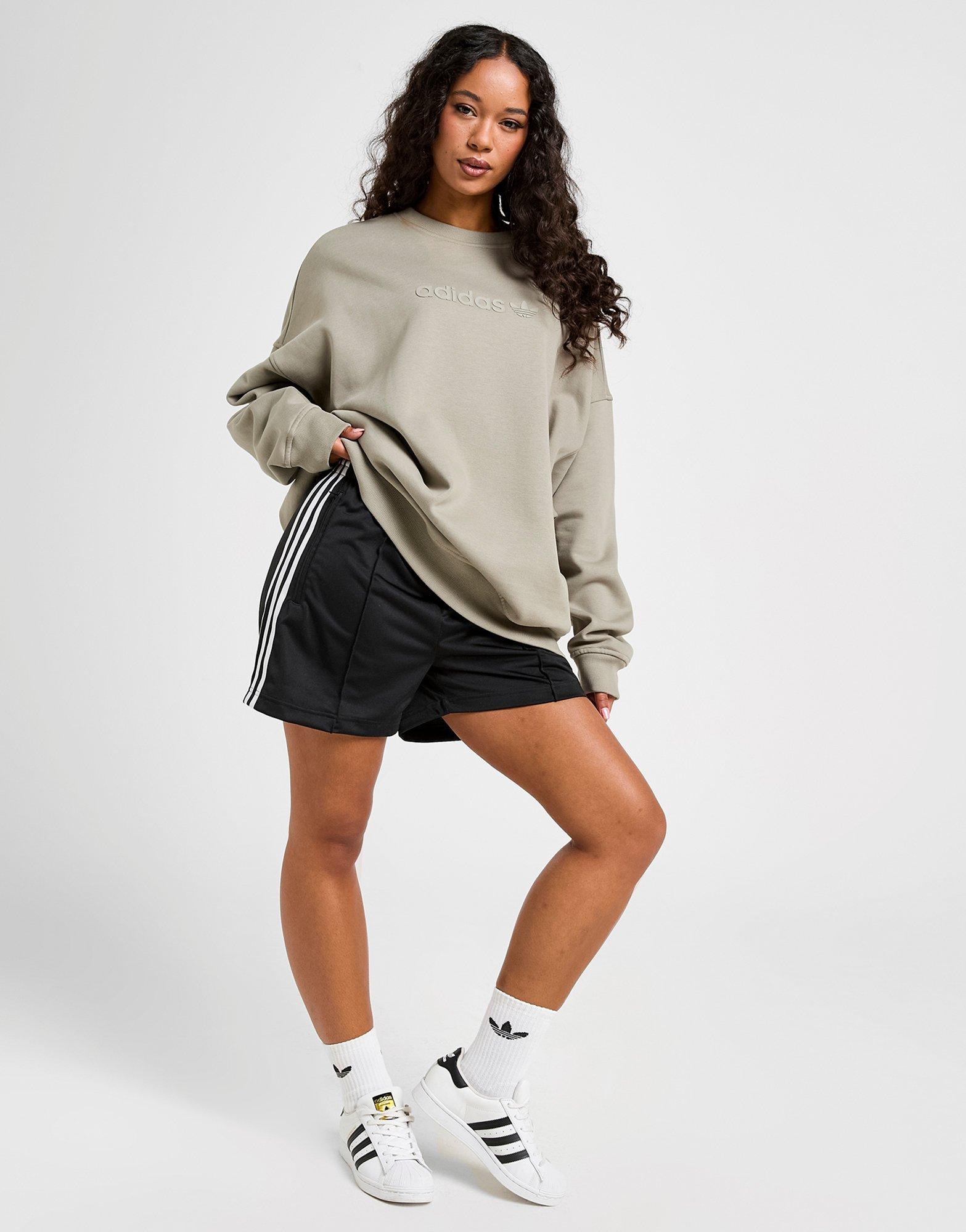 adidas Originals Essential Linear Oversized Crew Sweatshirt