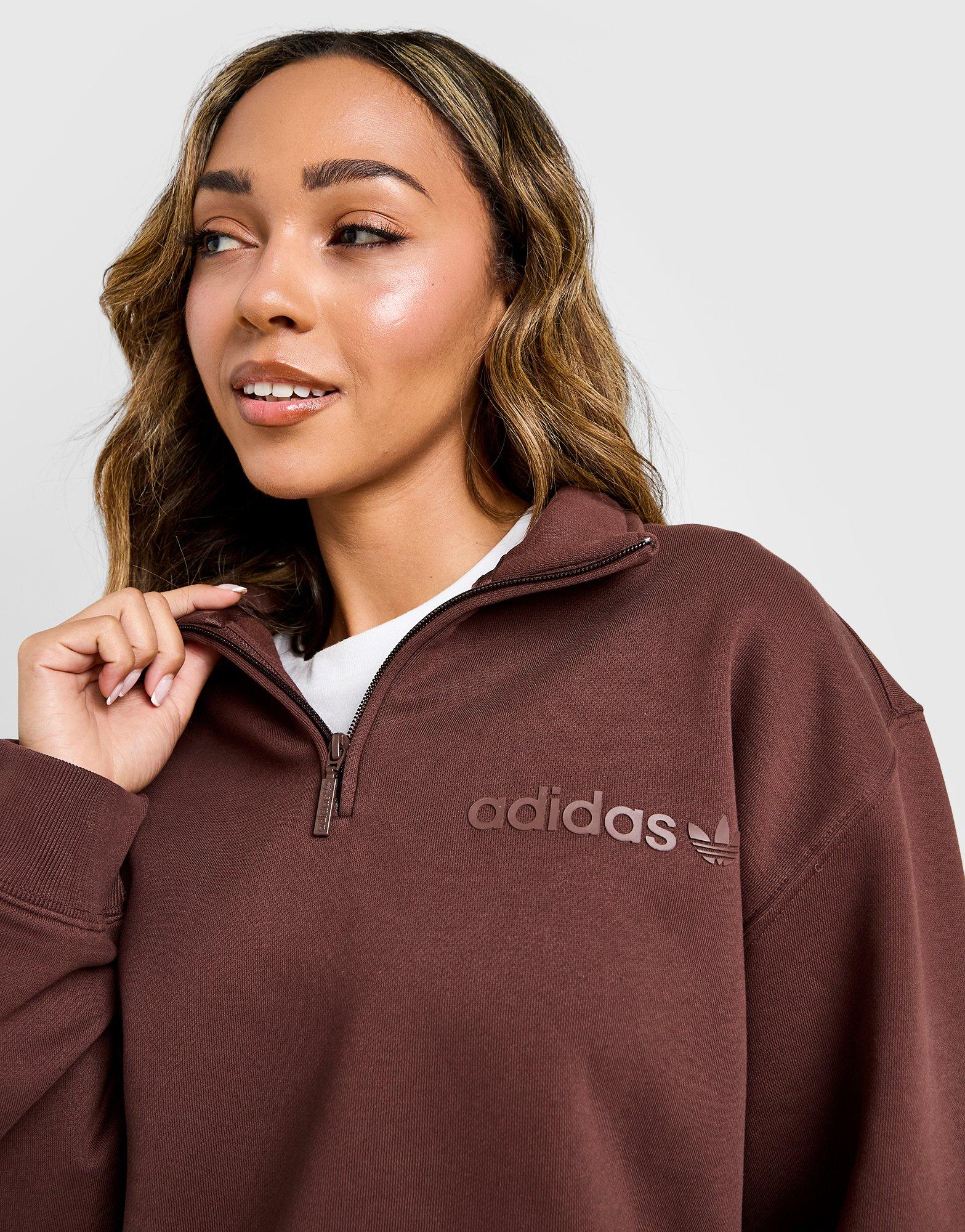 adidas Originals Essential Linear 1/4 Zip Top