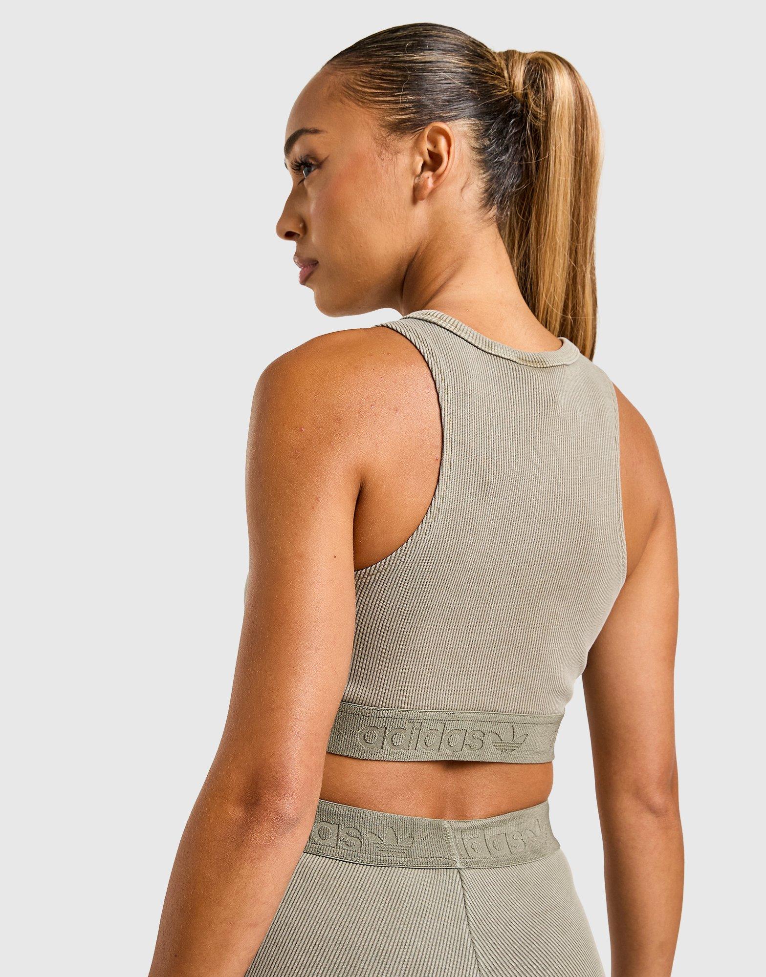 adidas Originals Essentials Washed Rib Crop Top