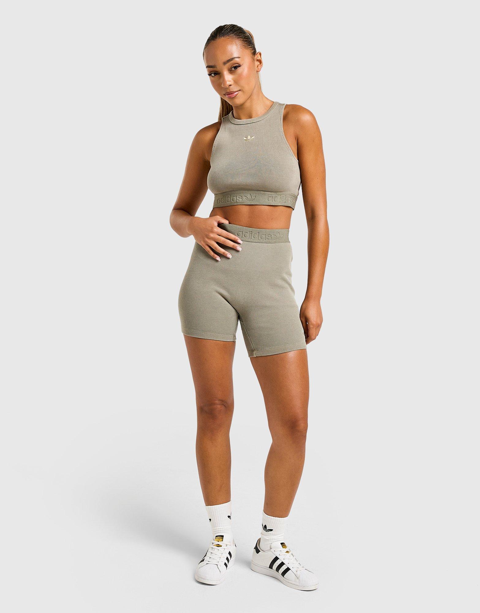 adidas Originals Essentials Washed Rib Crop Top