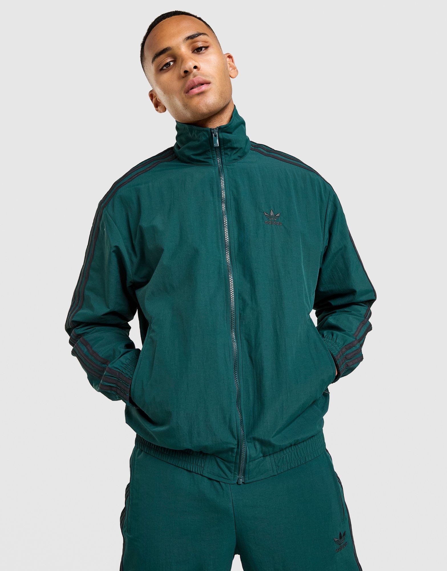 adidas Originals Adicolor Woven Firebird Originals Jacke Grün JD