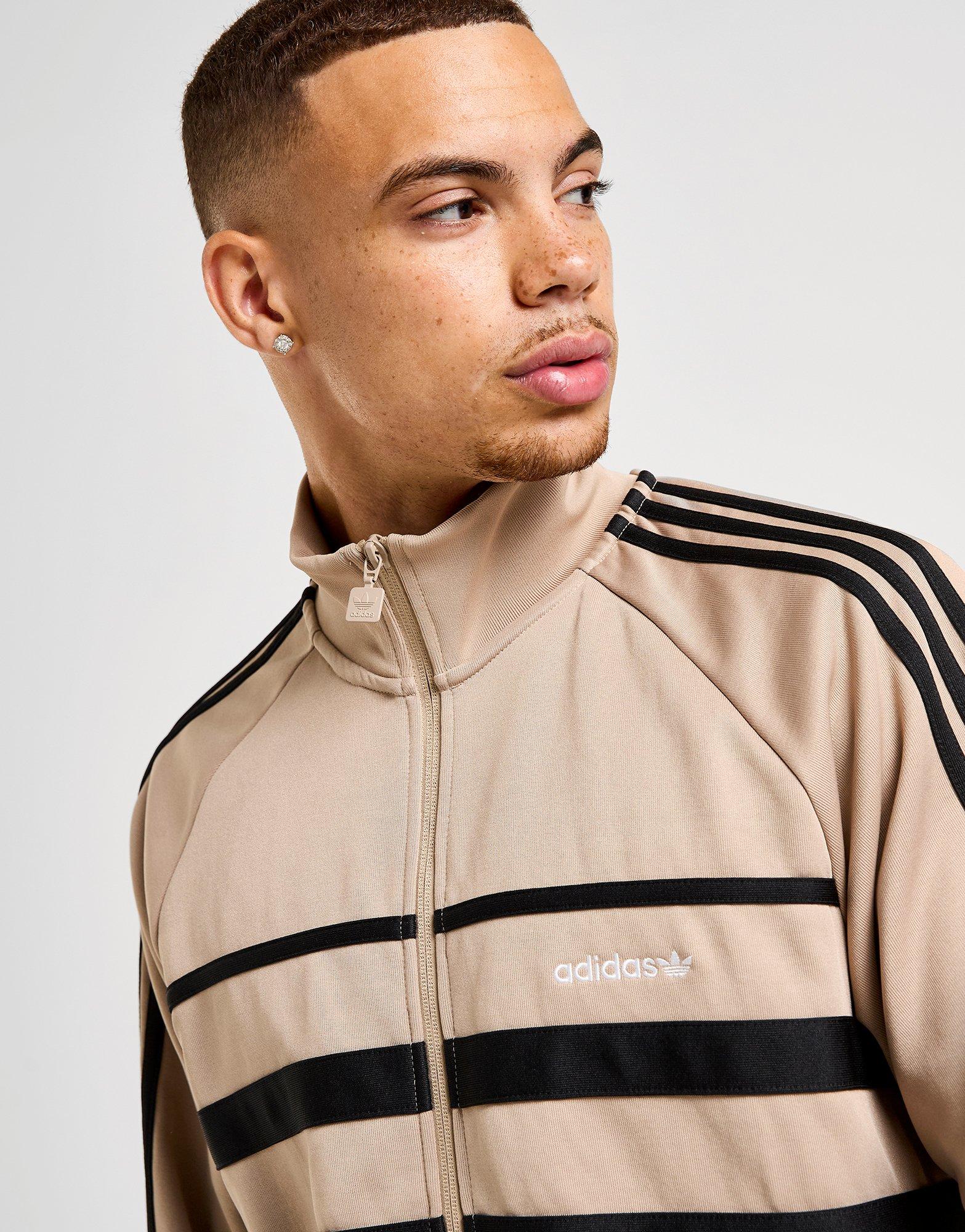 アディダス FIRST TRACK TOP ベージュ Brown adidas Originals The First Track Top - JD Sports Global