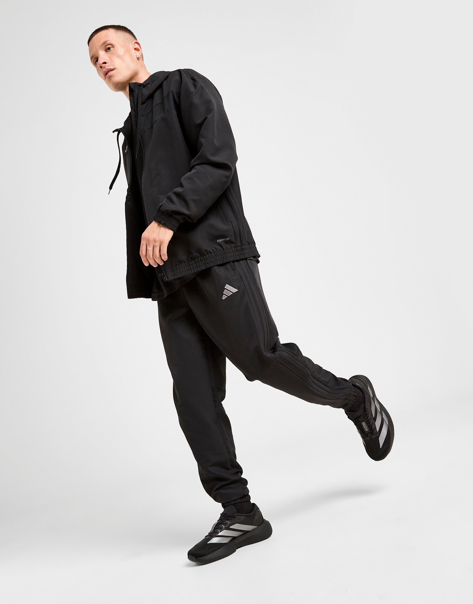 Black adidas Tiro 25 Essentials Woven Track Pants - JD Sports Global