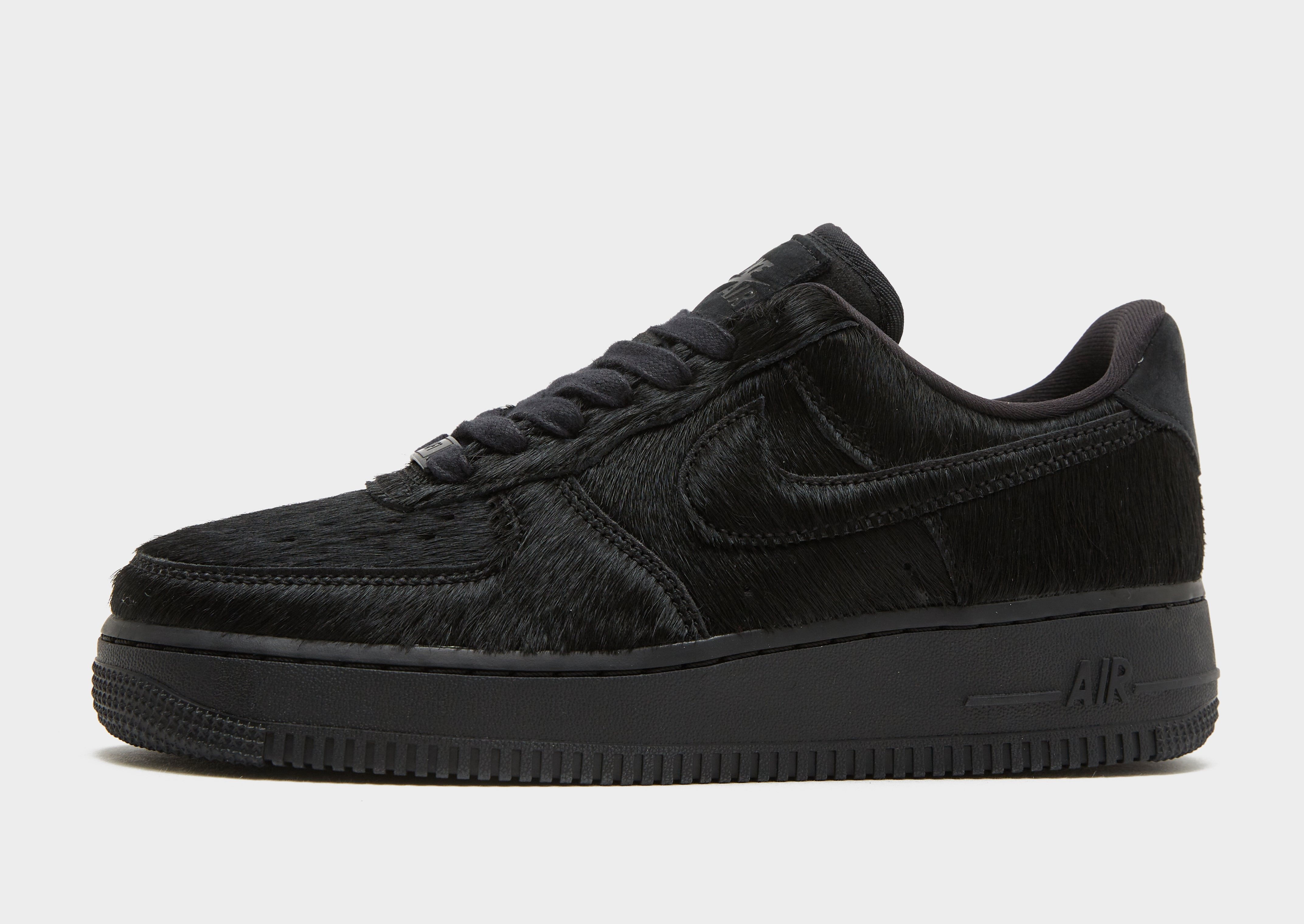 Black Nike Air Force Low Pony Hair Women's JD Sports Australia