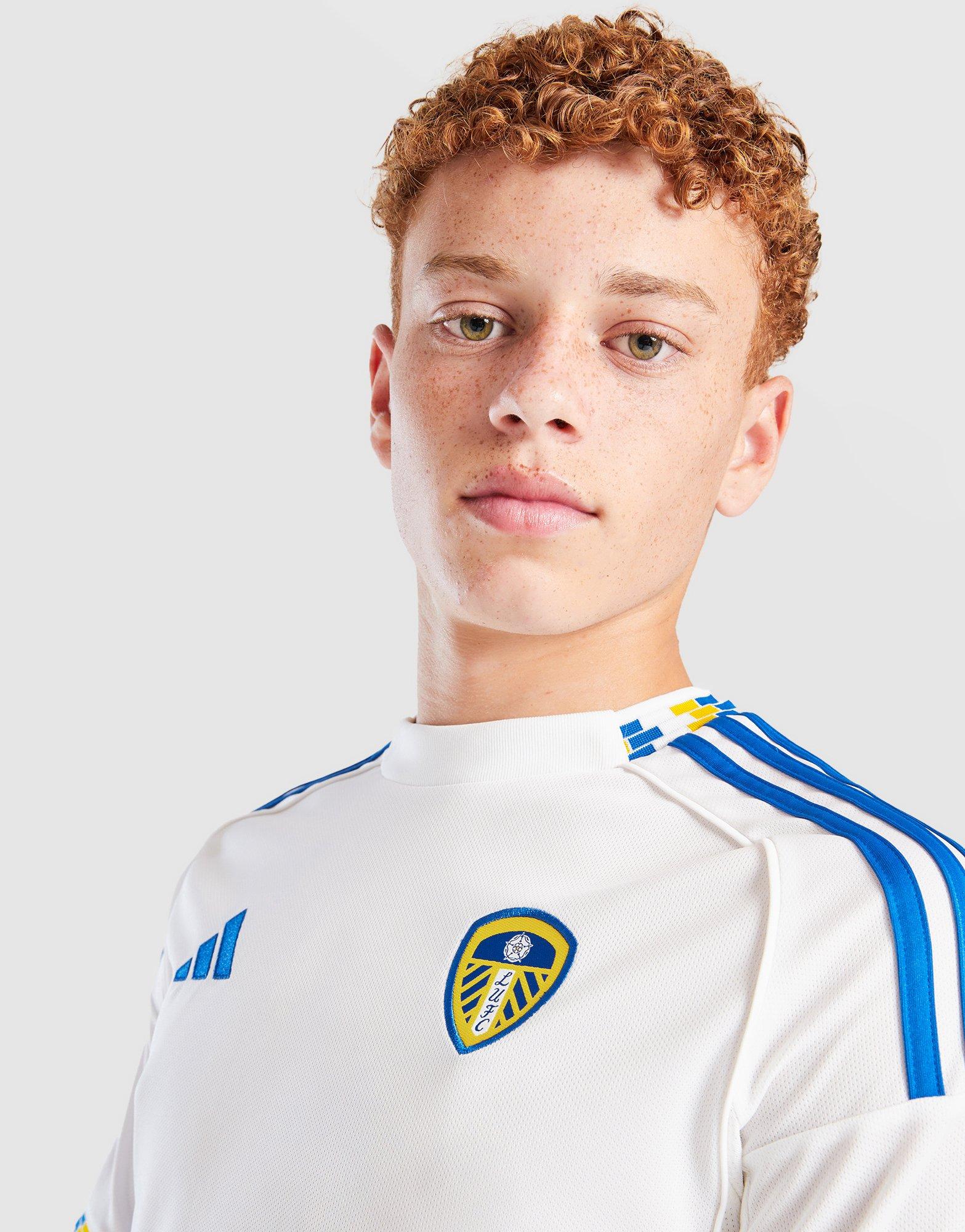 adidas Leeds United FC 2025/26 Home Shirt Junior