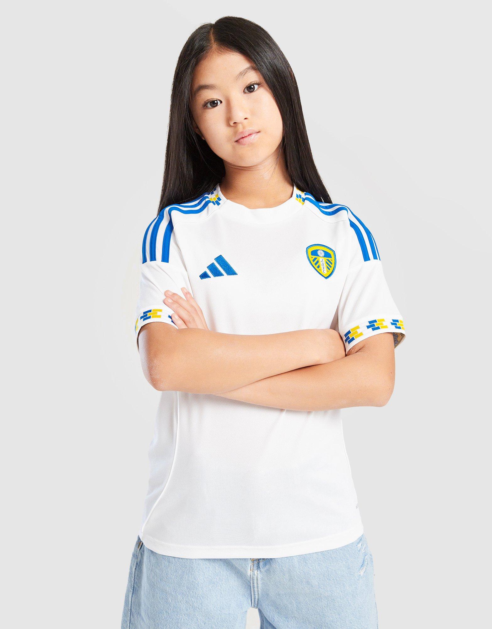 adidas Leeds United FC 2025/26 Home Shirt Junior