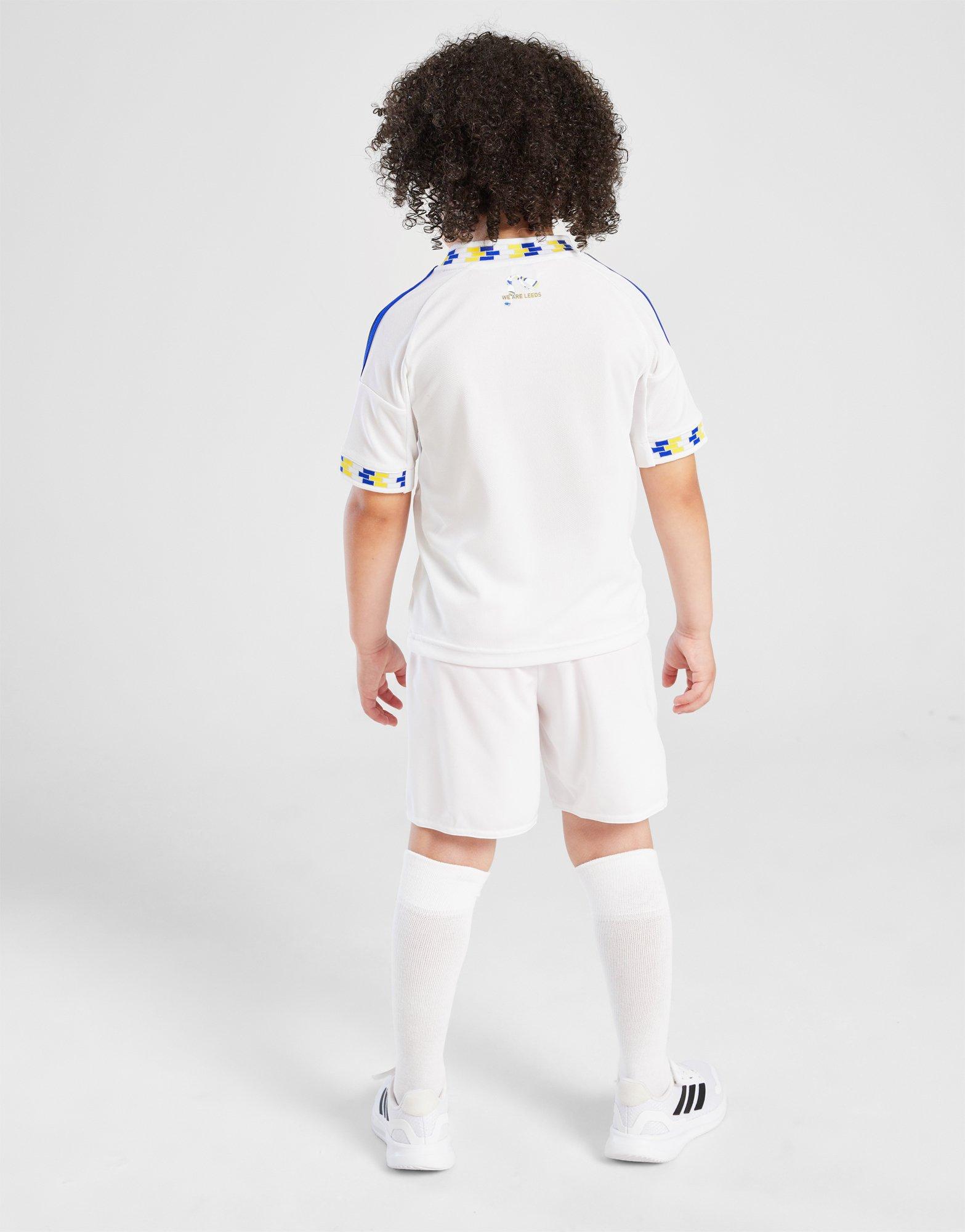 White adidas Leeds United FC 2025/26 Home Kit Children | JD