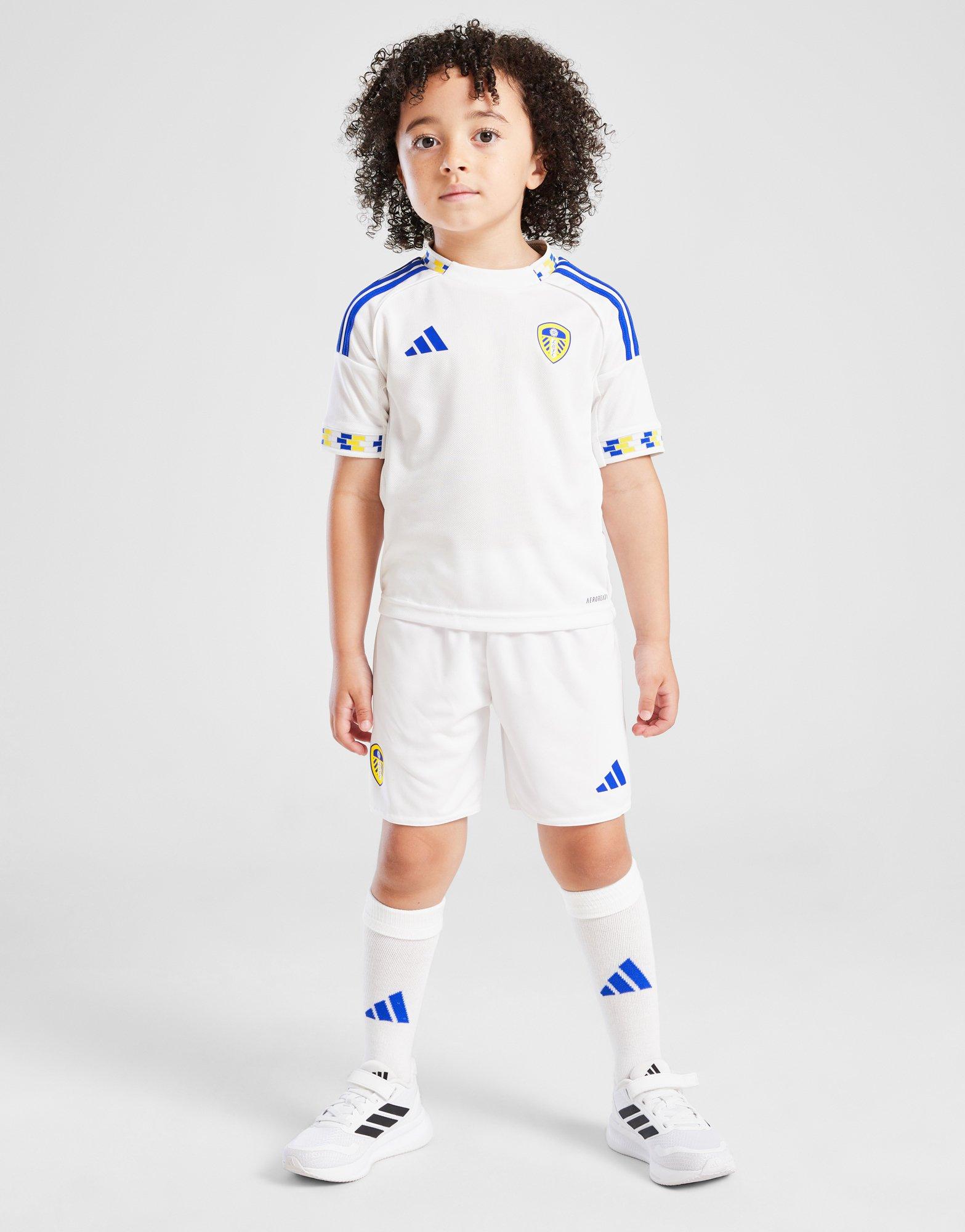 adidas Leeds United FC 2025/26 Home Kit Children