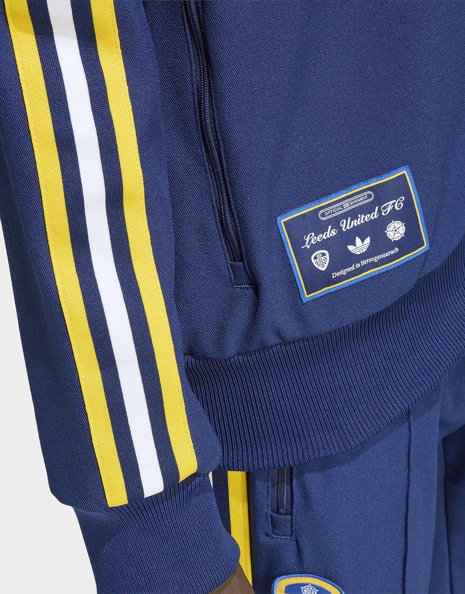 Blue adidas Originals Leeds United FC Icon Track Top - JD Sports