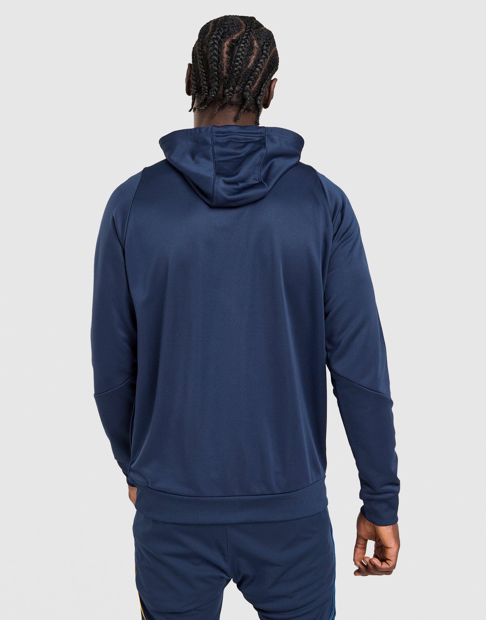 Blue adidas Leeds United FC Training Hoodie - JD Sports Global