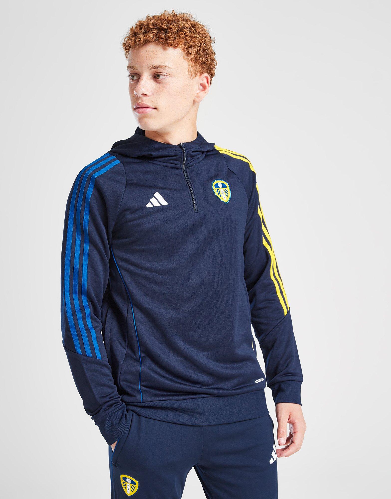 adidas Leeds United FC Training Hoodie Junior