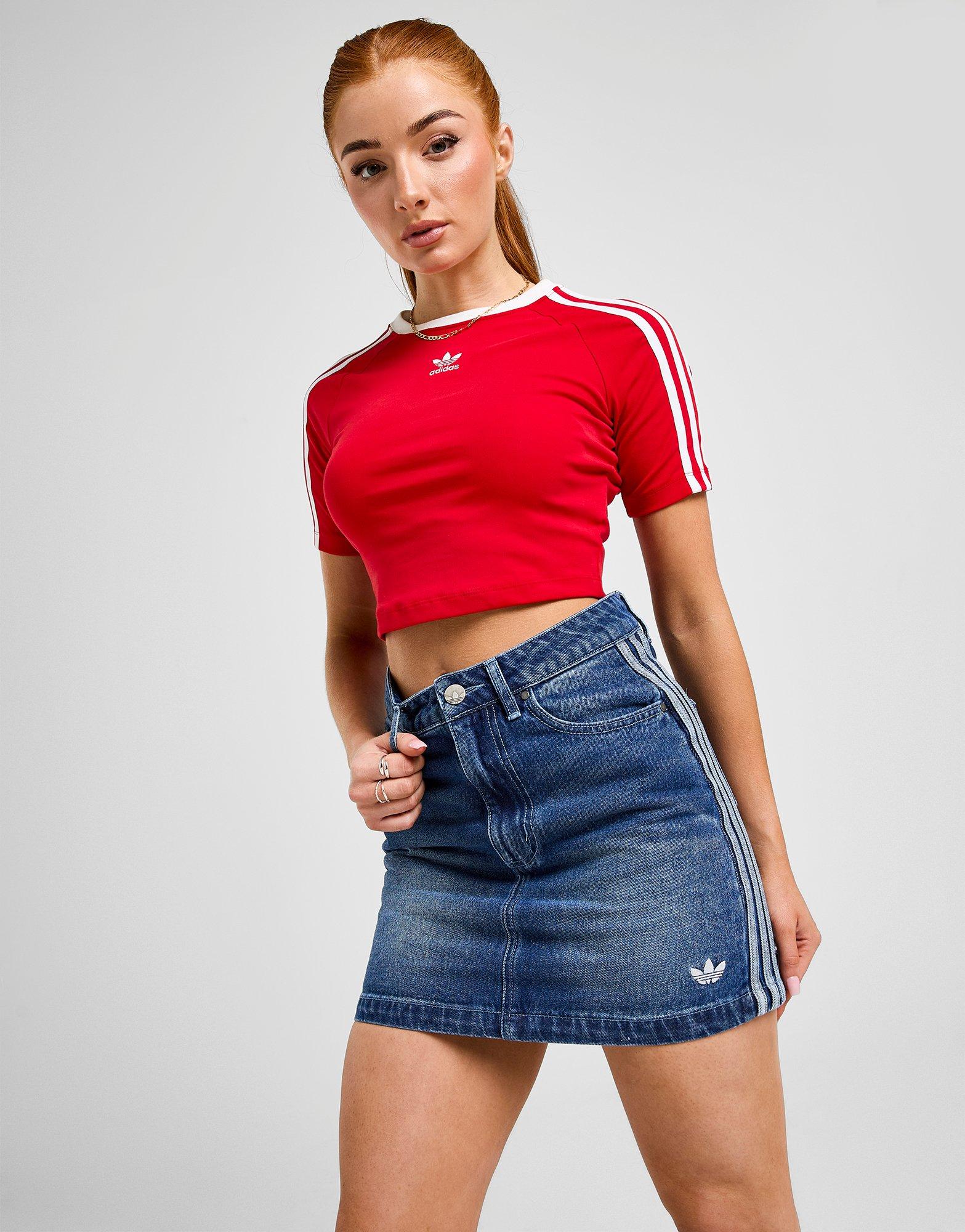 adidas Originals Denim Mini Skirt