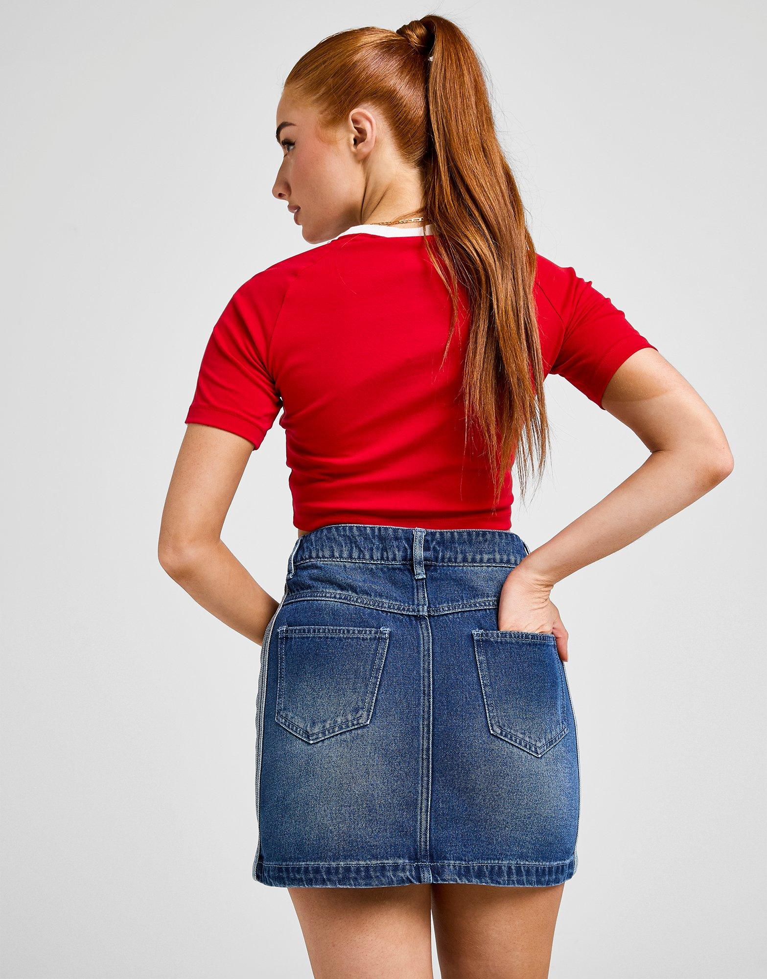 adidas Originals Denim Mini Skirt