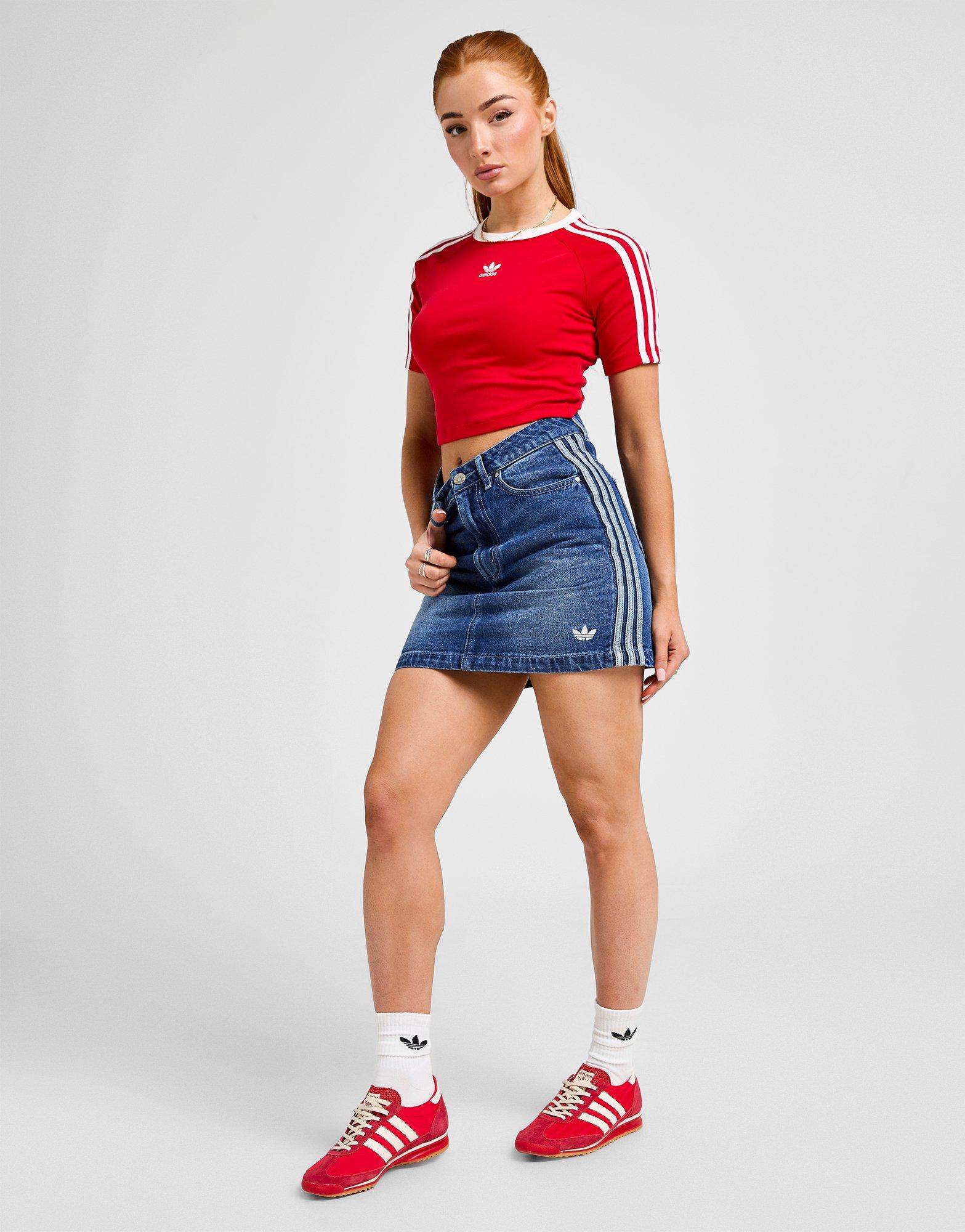 adidas Originals Denim Mini Skirt