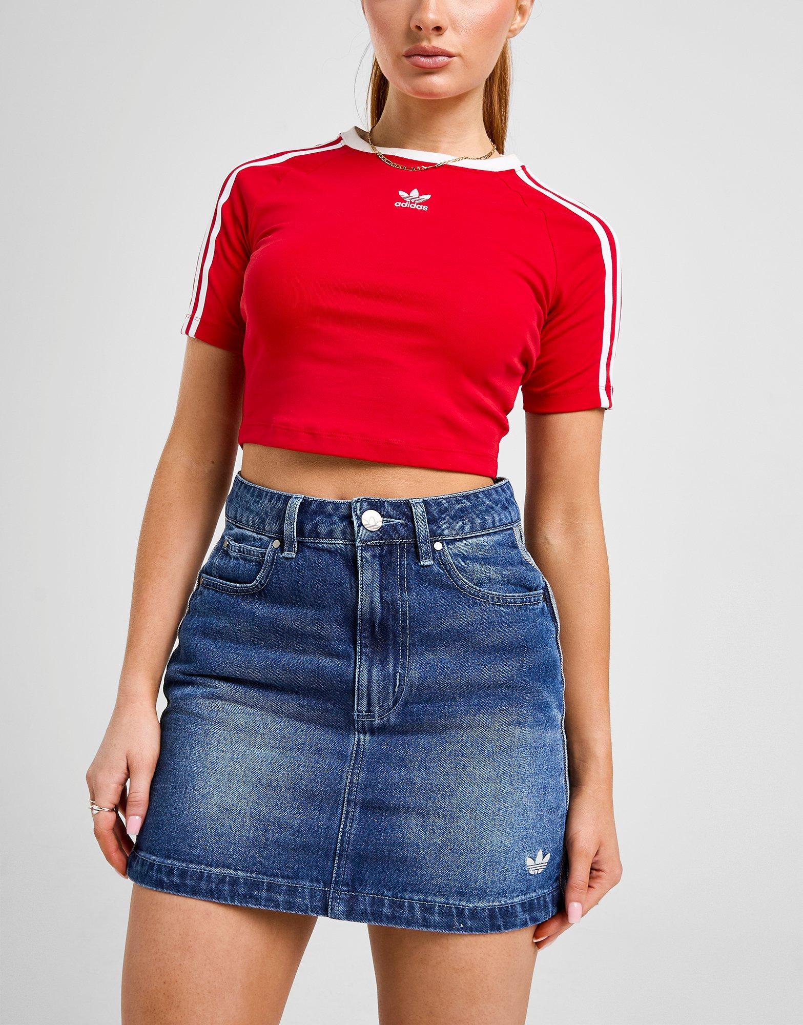 adidas Originals Denim Mini Skirt