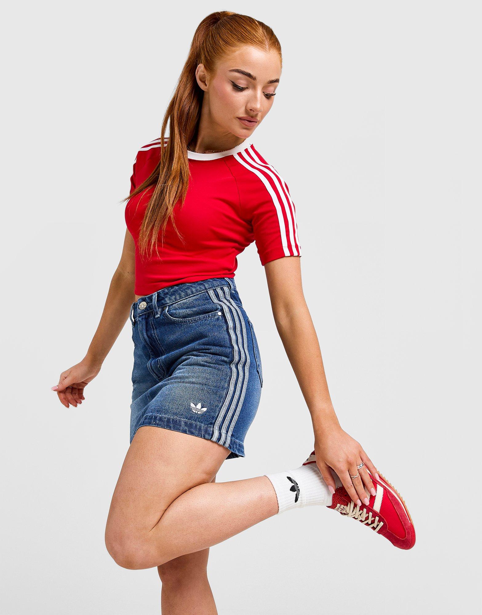 adidas Originals Denim Mini Gonna