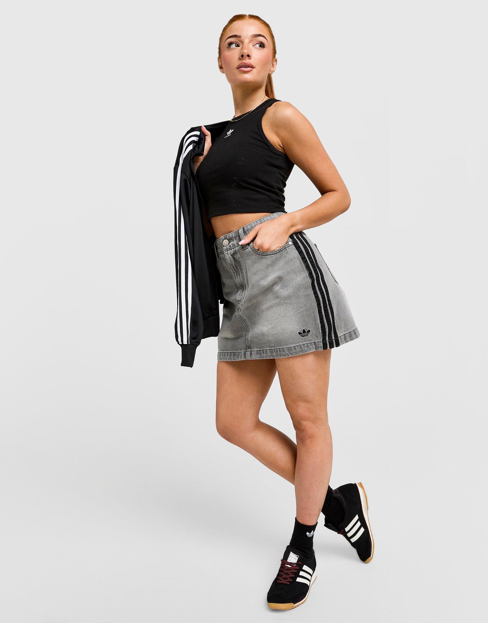 adidas Originals Denim Mini Gonna