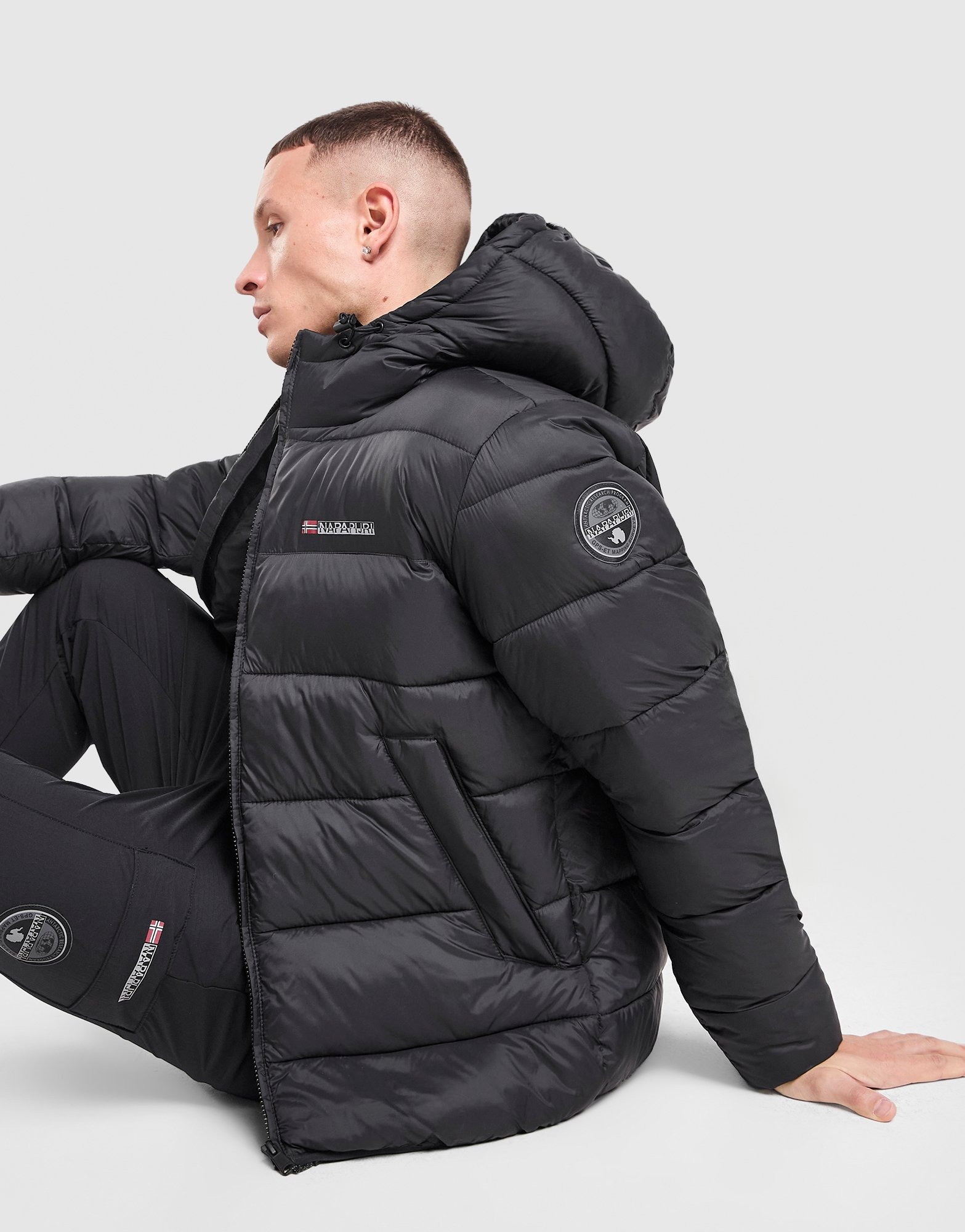 Black Napapijri Anders Padded Jacket - JD Sports Global