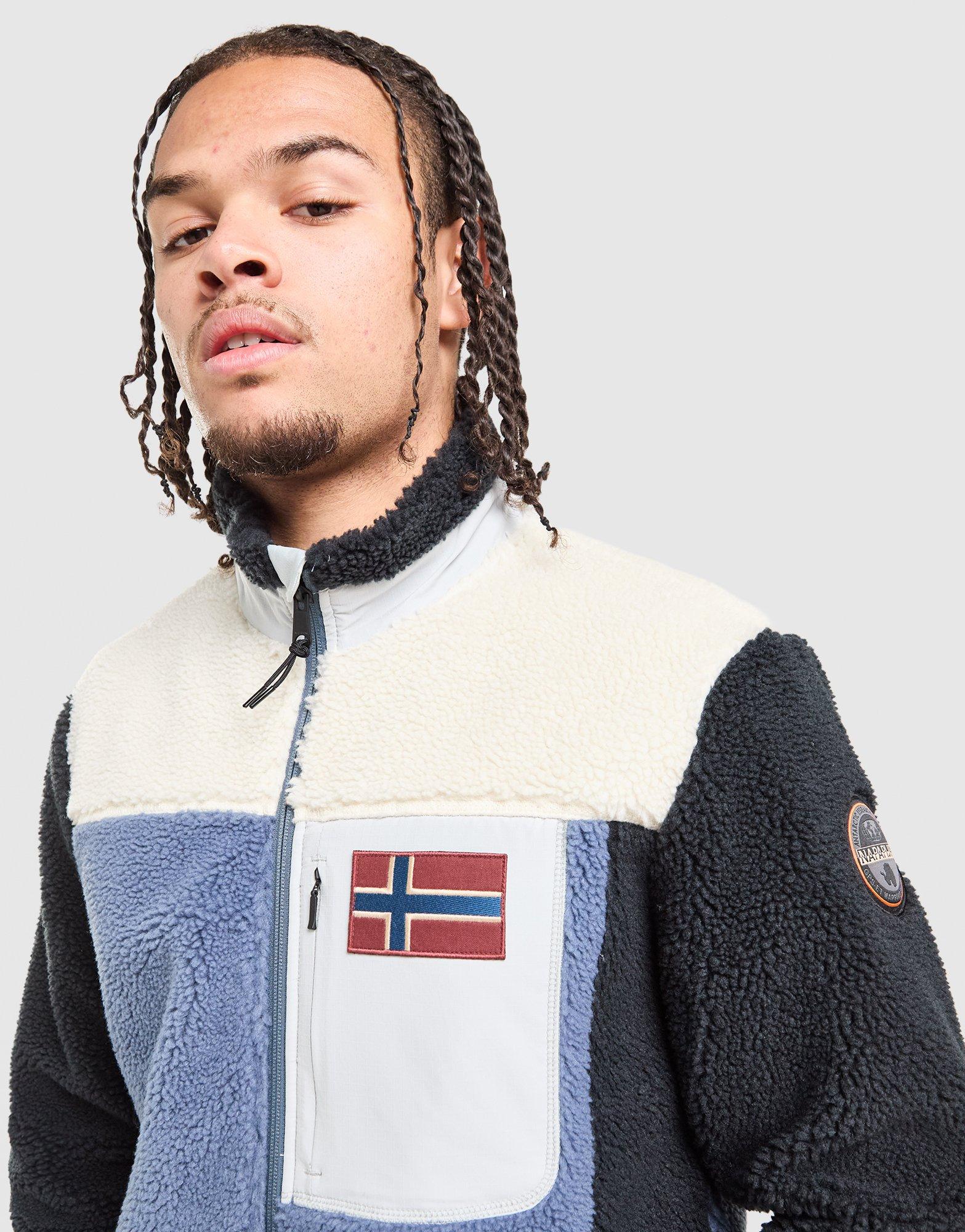 Napapijri Felpa Full Zip Fleece Borg