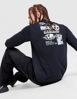 Napapijri Grid Back Print Long Sleeve T-Shirt
