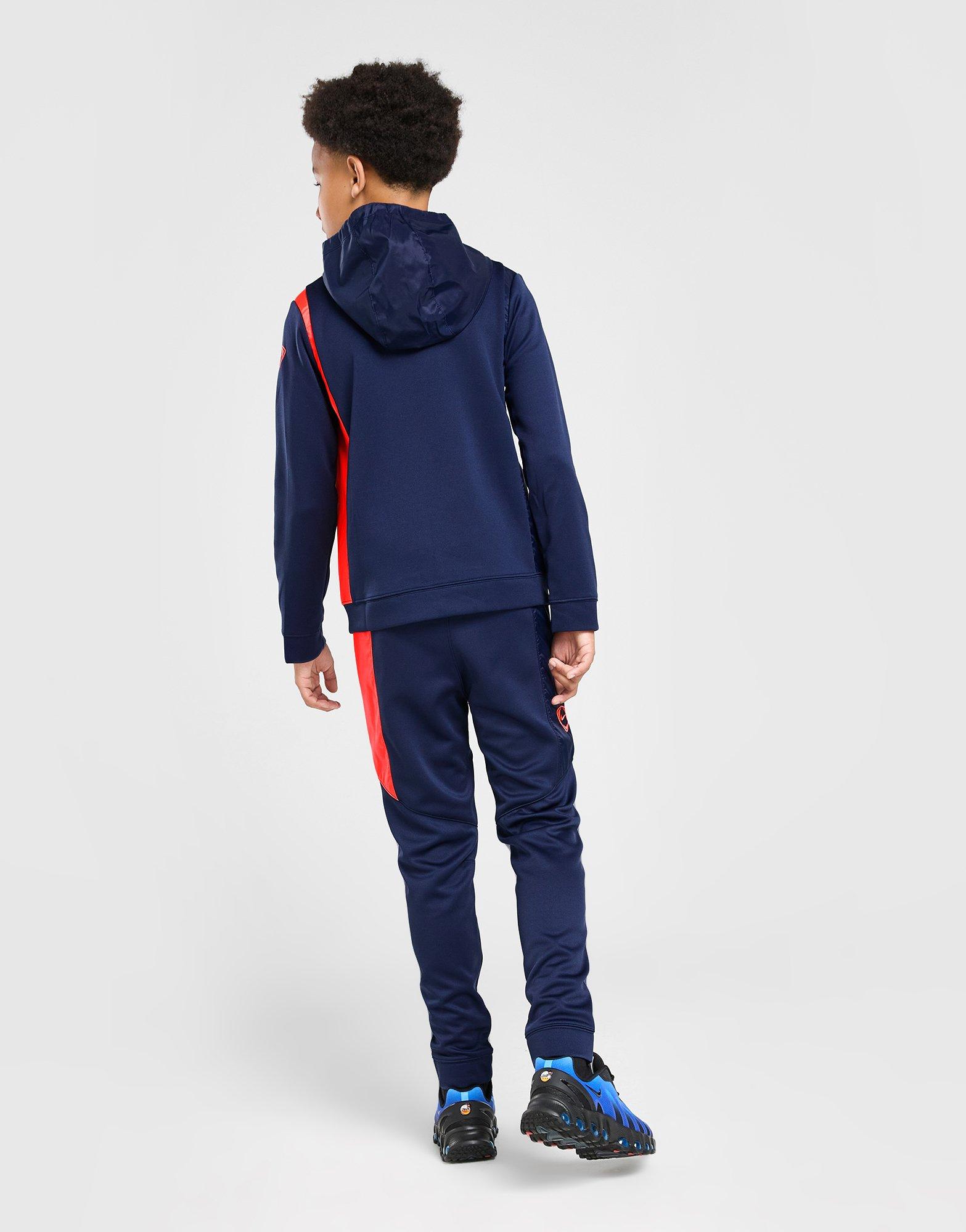 Nike FC Barcelona Hooded Tracksuit Junior