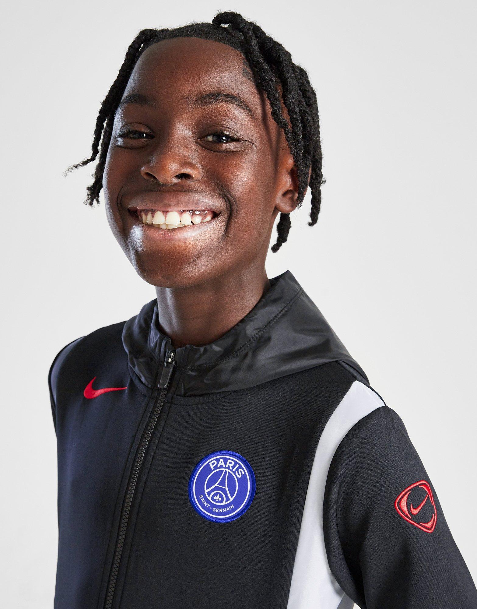 Nike Paris Saint Germain Poly Hooded Tracksuit Junior
