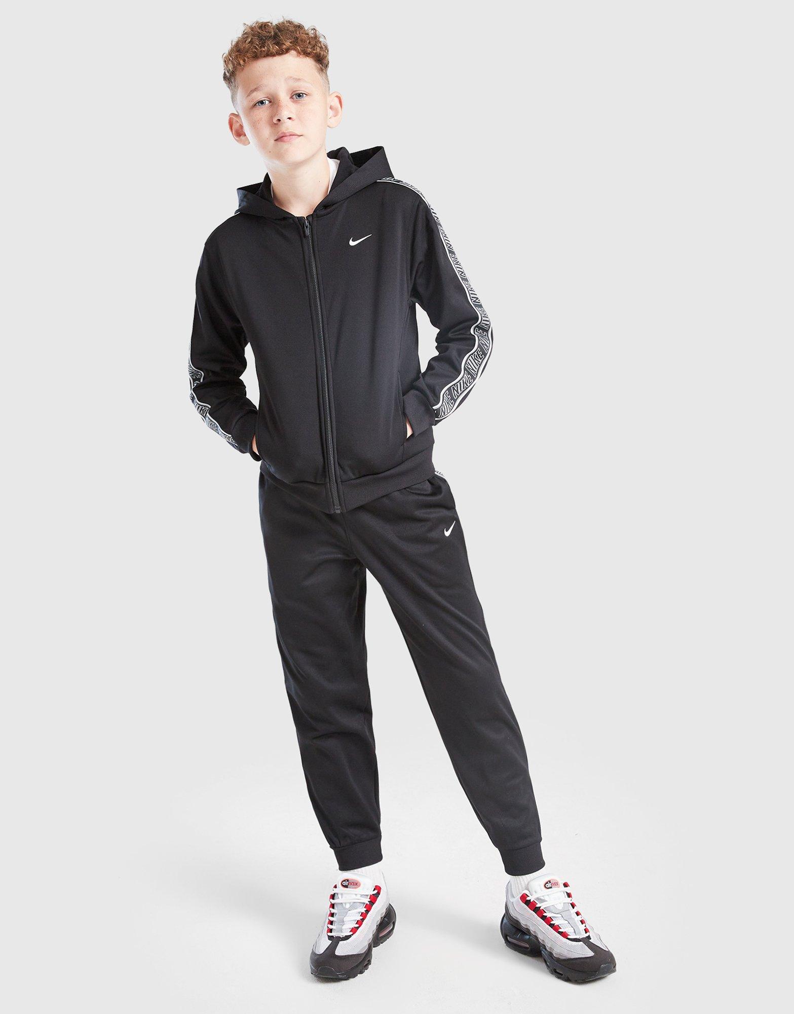 Nike Tape Poly Full Zip Hoodie Junior