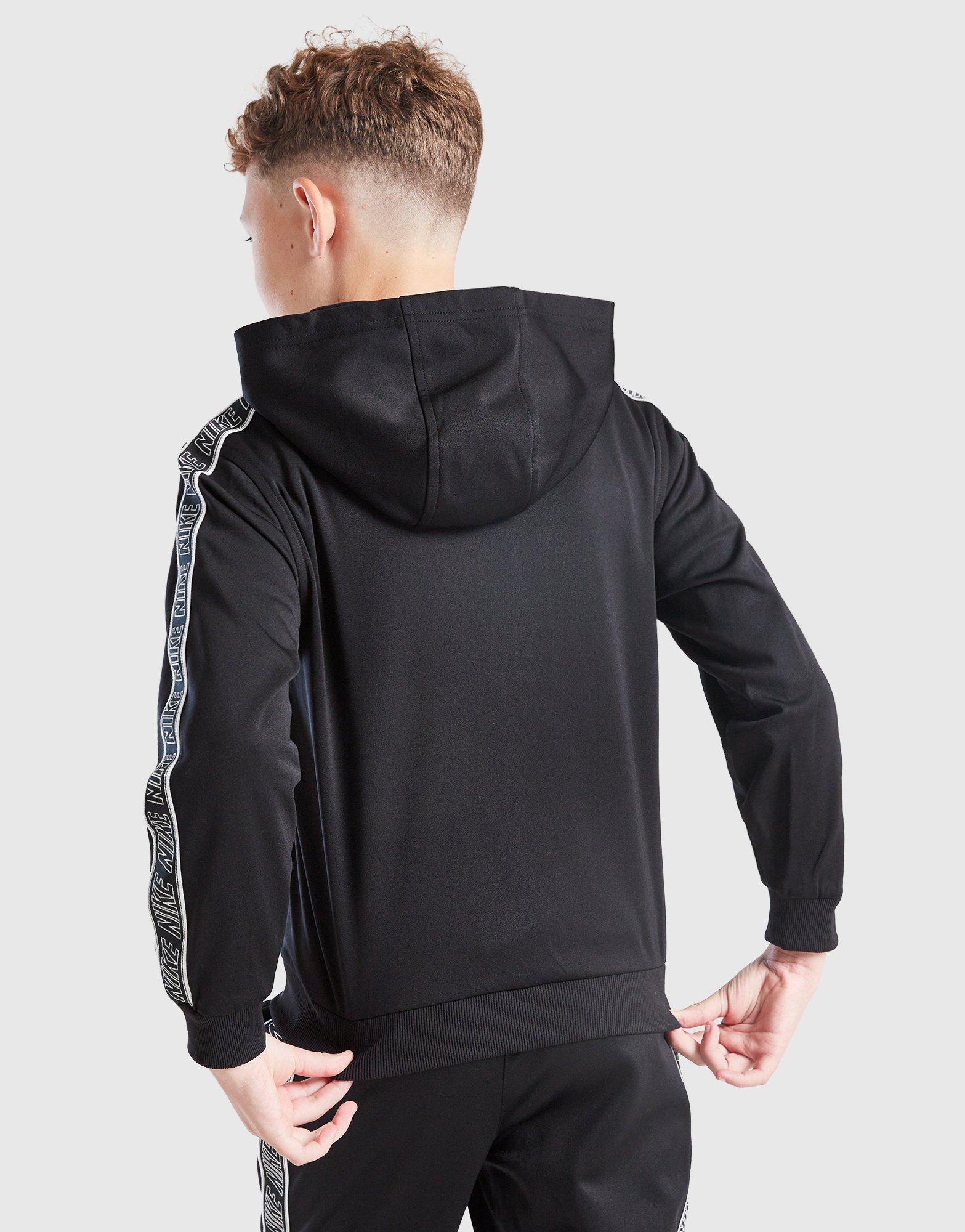 Nike Tape Poly Full Zip Hoodie Junior