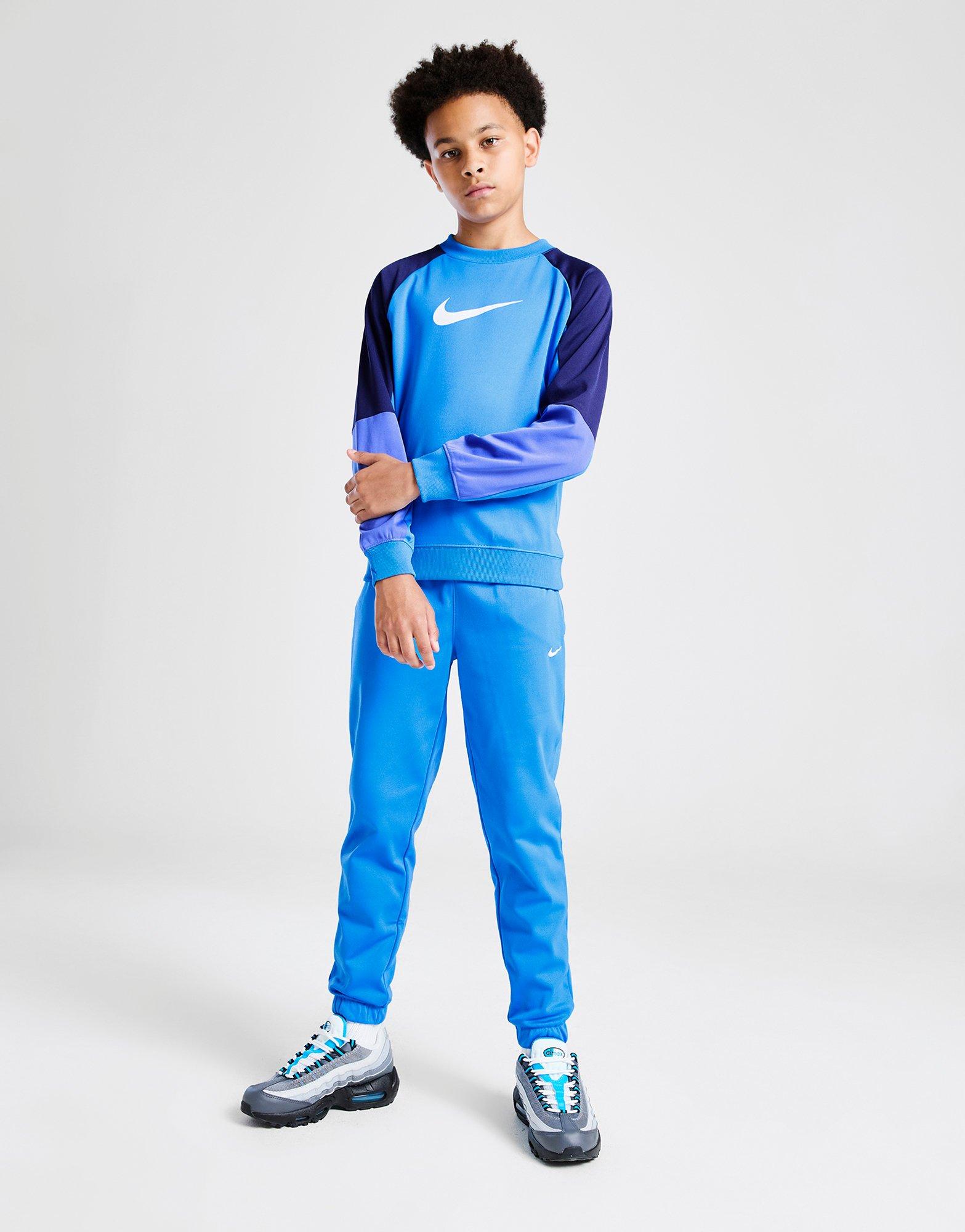 Nike Polyknit Crew Tracksuit Junior