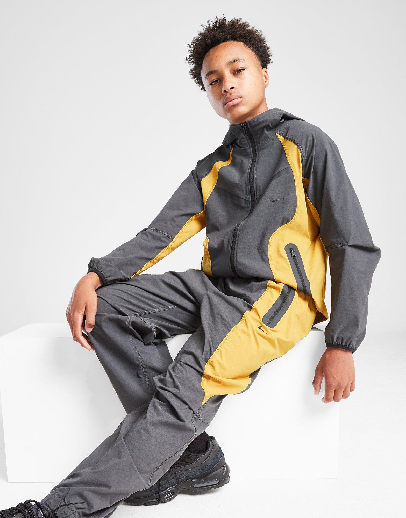 Nike Tech Colour Block Woven Track Pants Junior