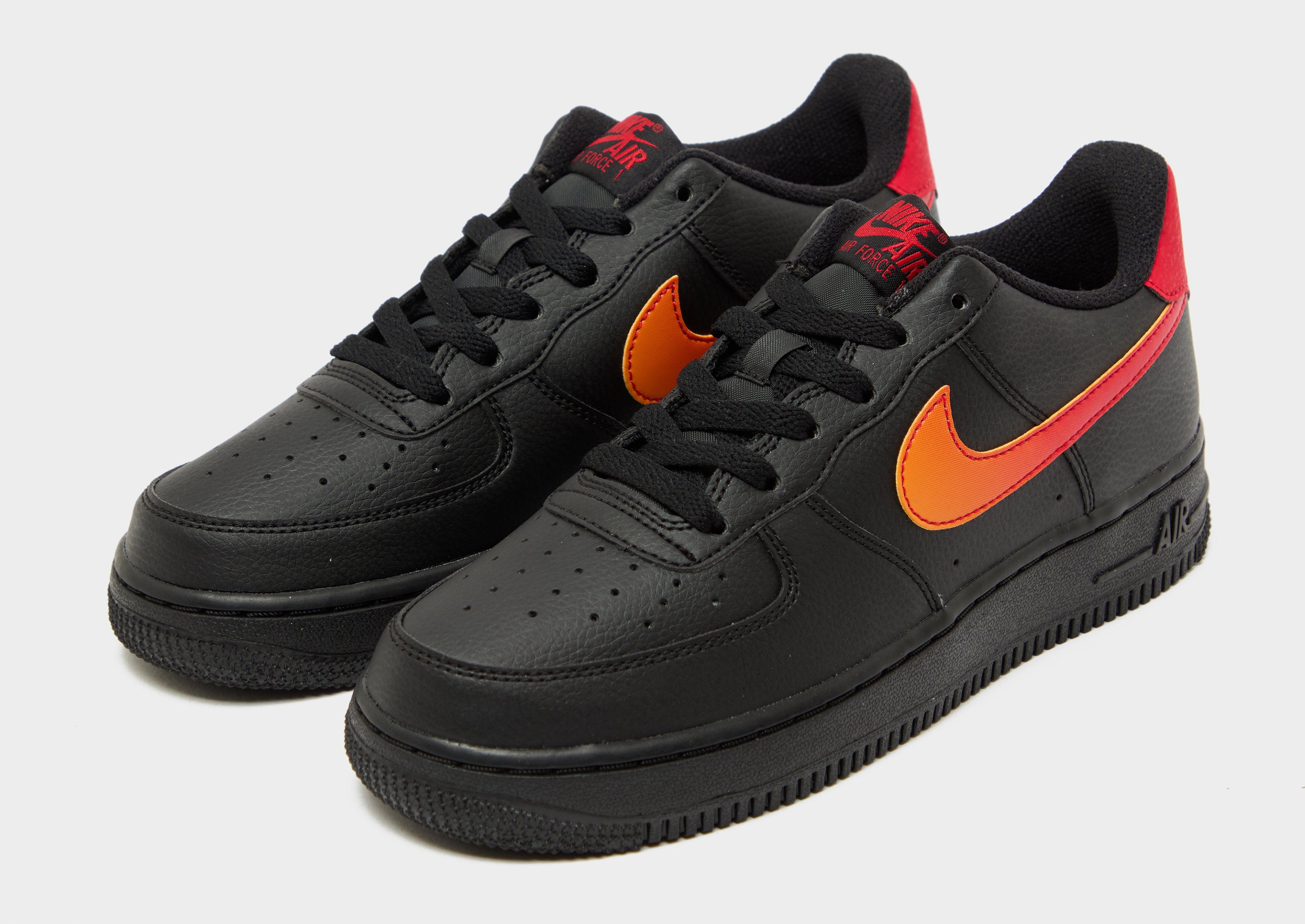 Black Nike Air Force 1 Low Junior | JD Sports UK 