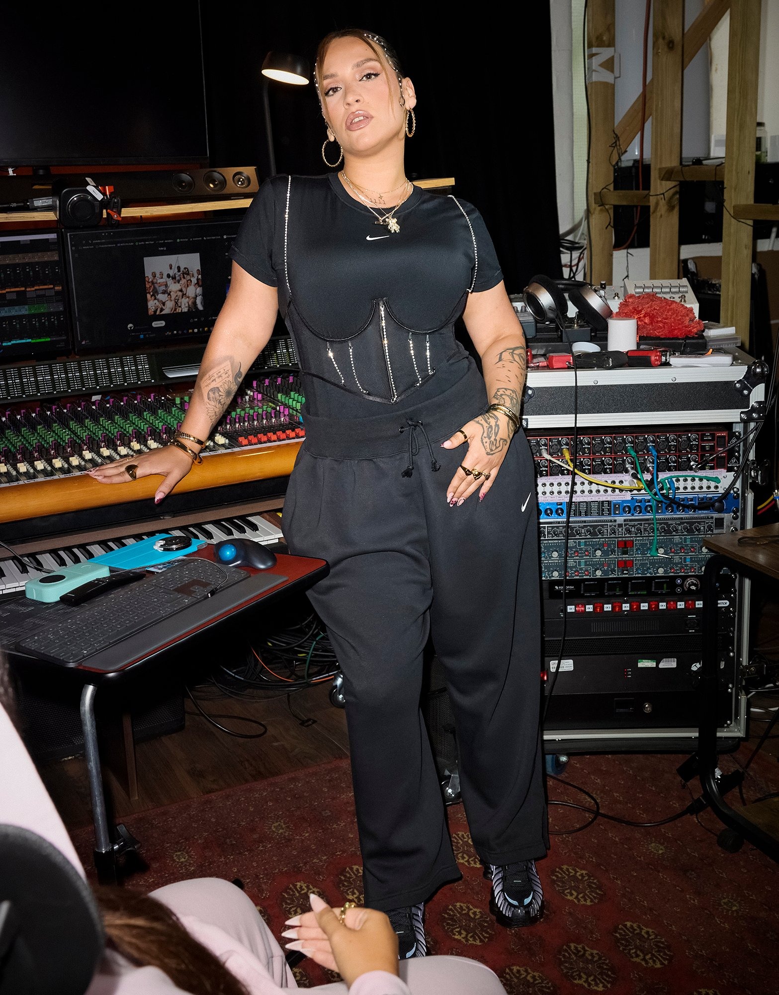 Nike Pantalon de jogging Wide Leg Femme