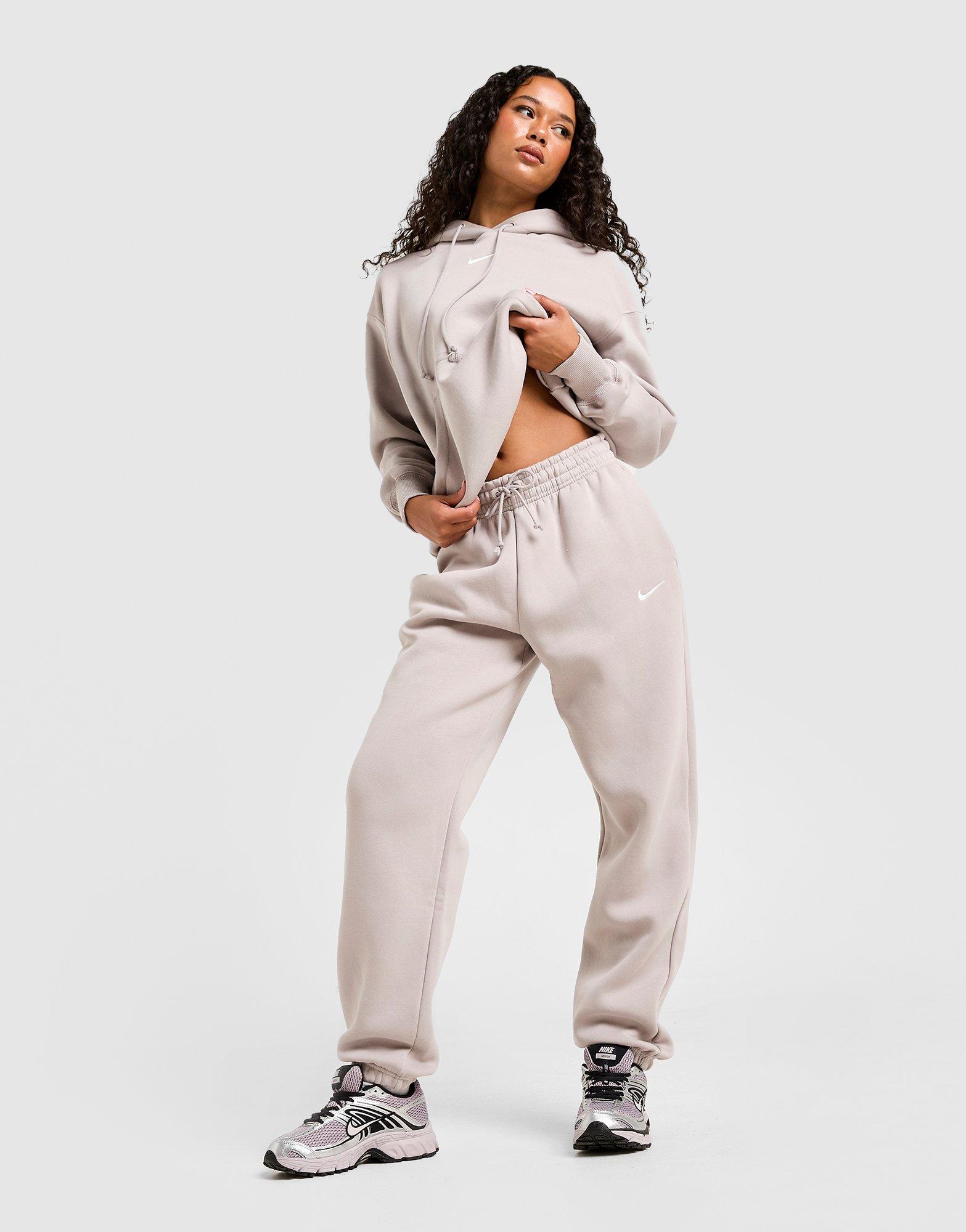 Nike Phoenix Survetement Femme Nike Gris Pantalon De Survêtement