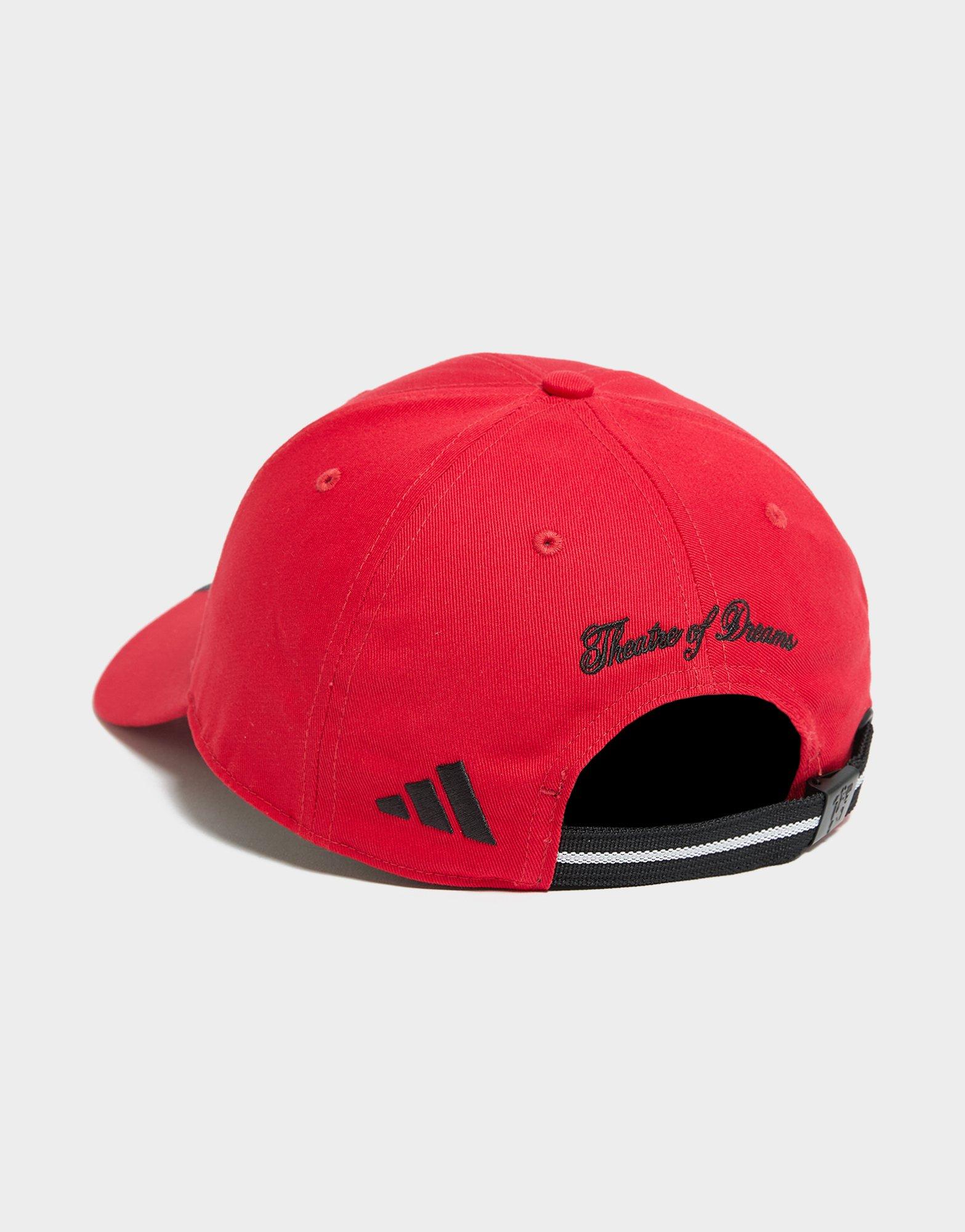 Red adidas Manchester United FC Baseball Cap - JD Sports Global