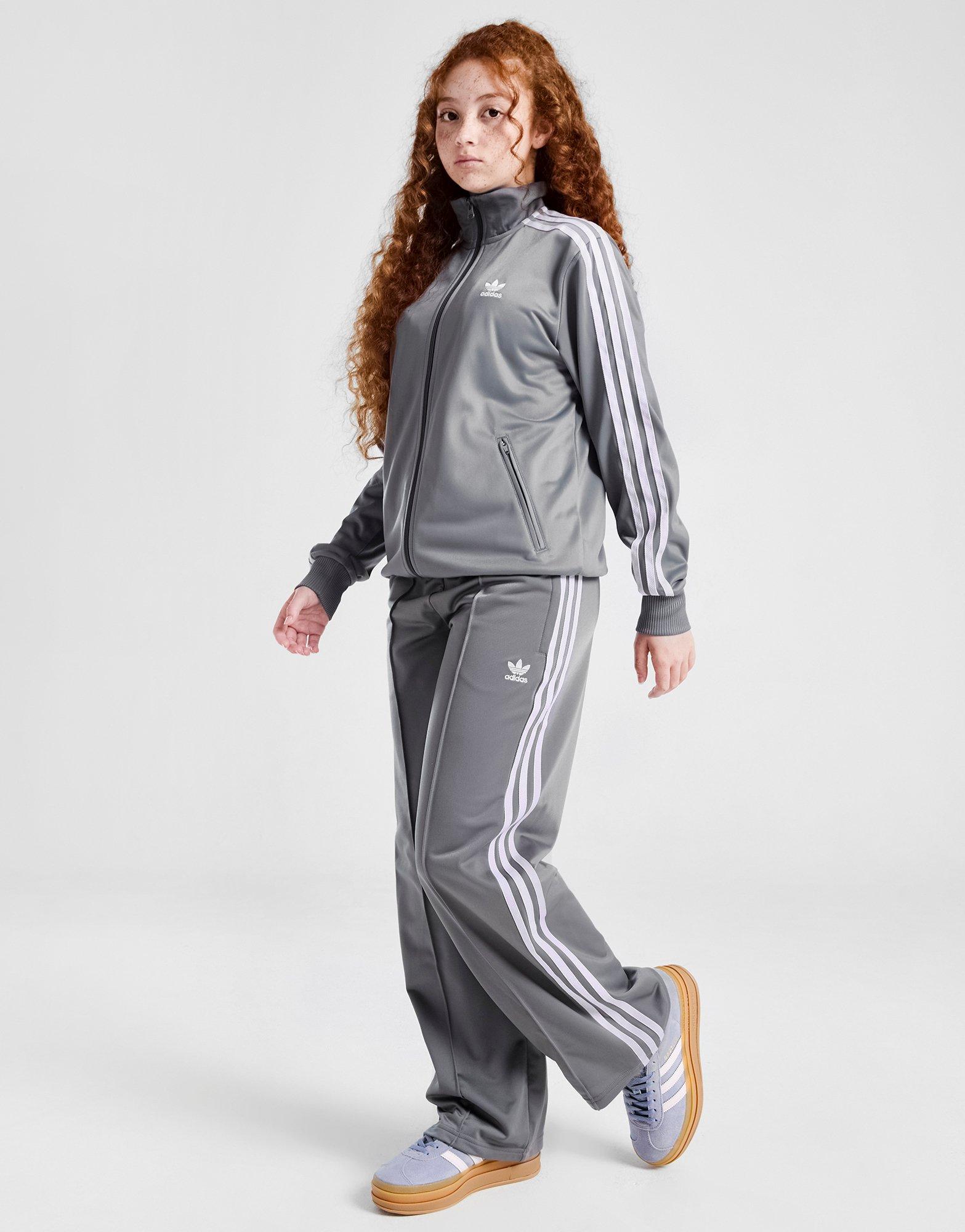 adidas Originals Girls' Firebird Wide Leg Track Pants Junior