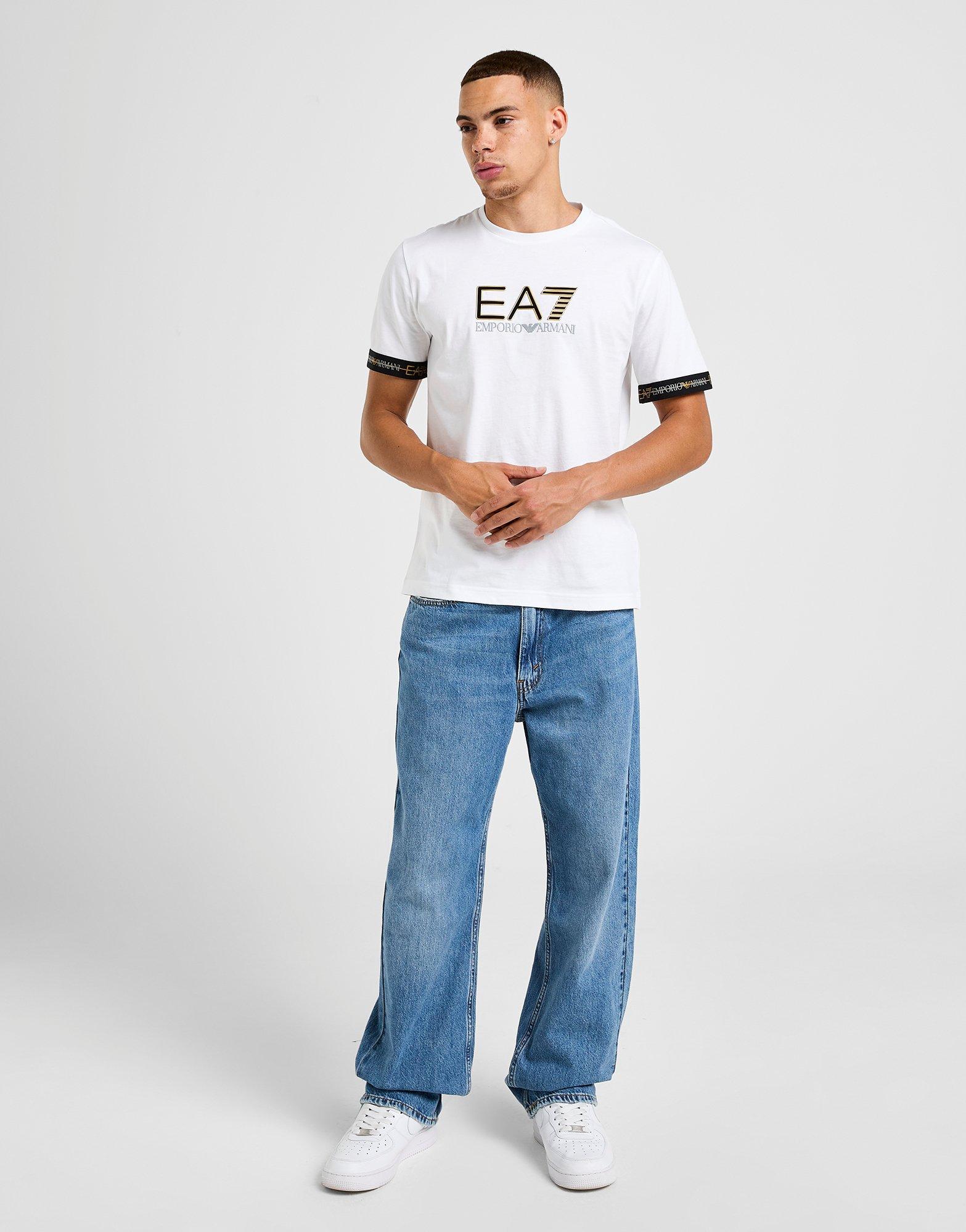 EA7 Emporio Armani Tape Large Logo T-Shirt