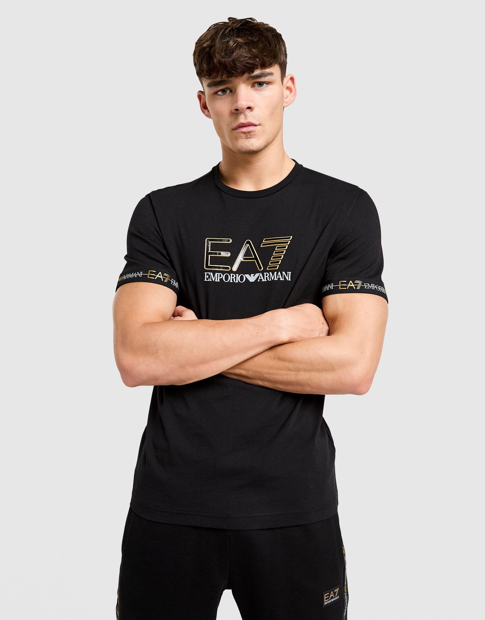 EA7 Emporio Armani Tape Large Logo T-Shirt