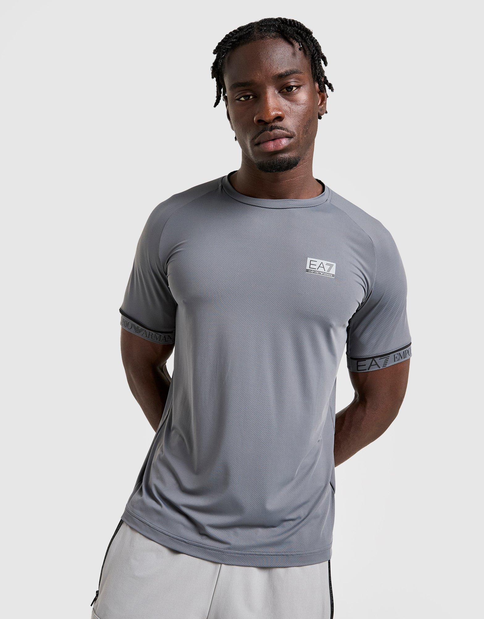 EA7 Emporio Armani Tape Sleeve Poly T-Shirt