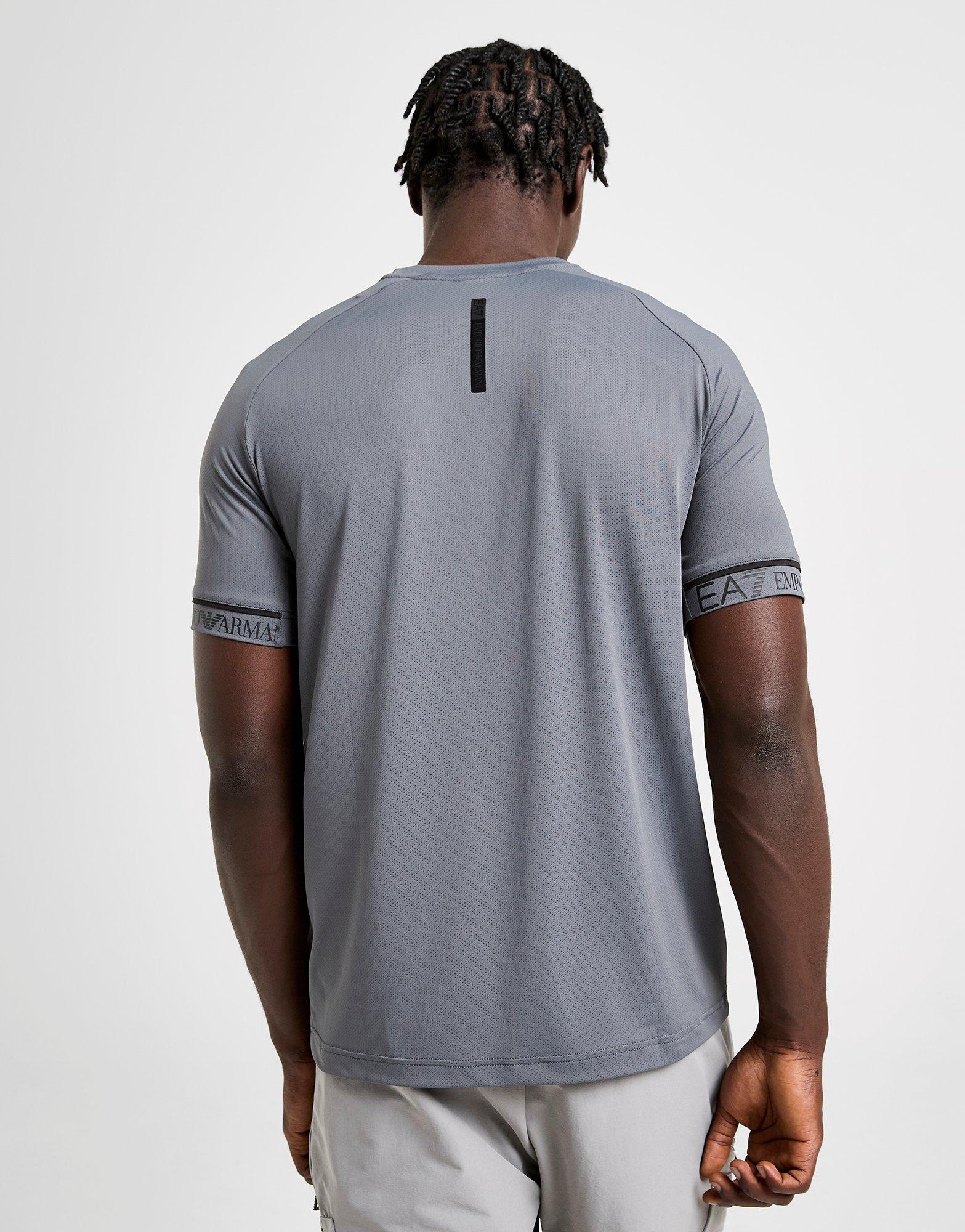 EA7 Emporio Armani Tape Sleeve Poly T-Shirt