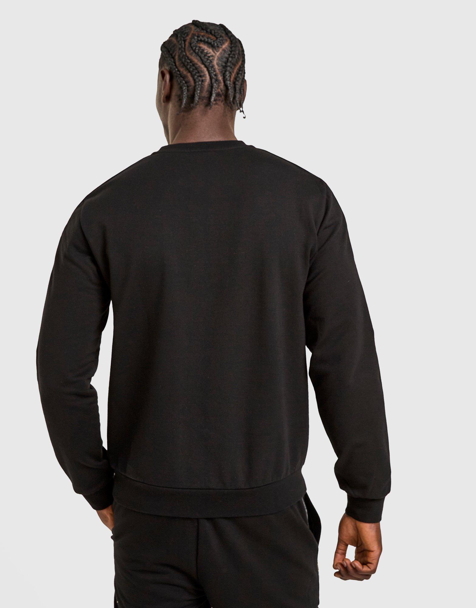 EA7 Emporio Armani Tape Large Logo Crew Sweatshirt